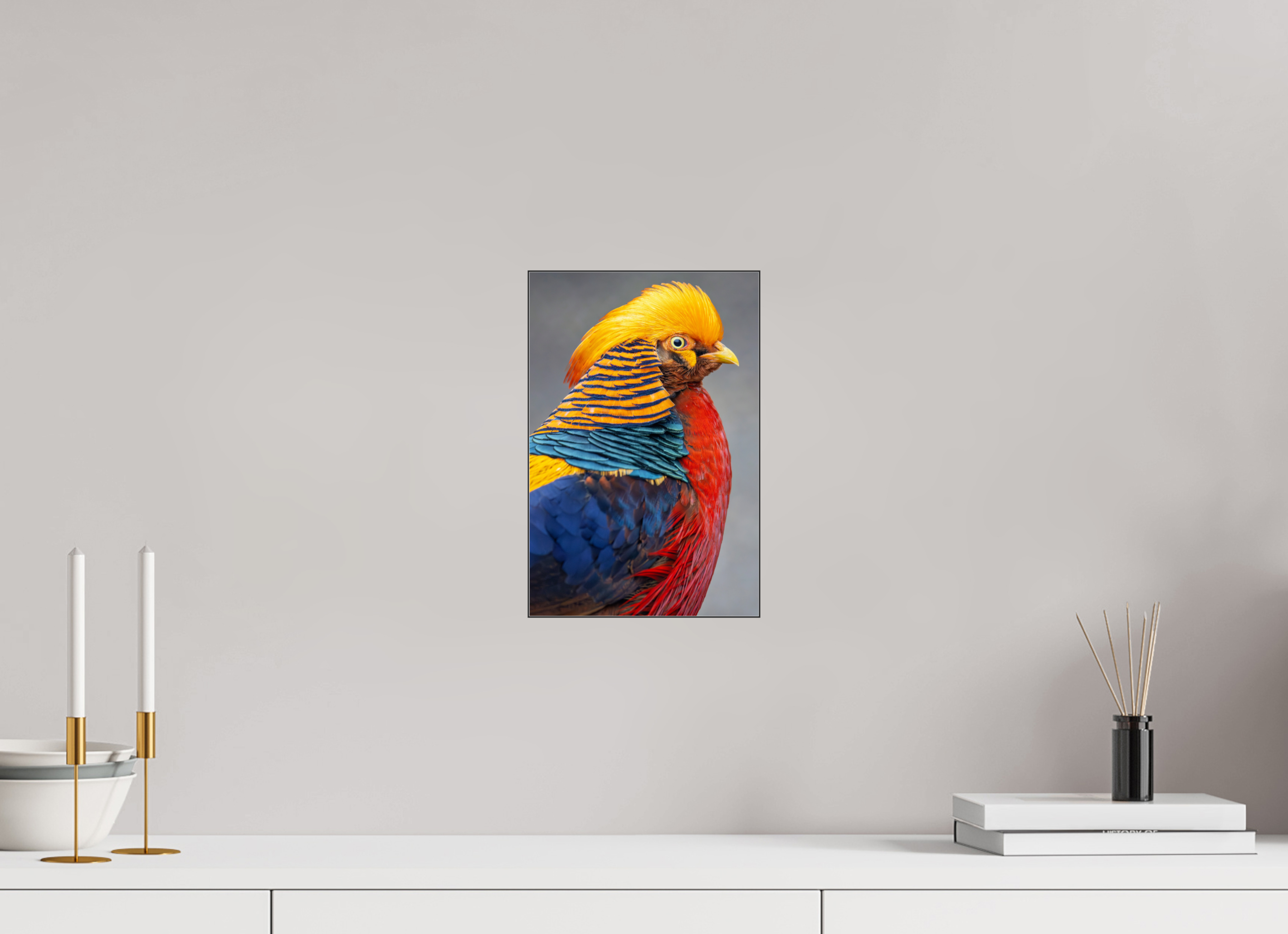 20 x 30 cm, Foto-Abzug hinter Acrylglas glänzend Golden Majesty