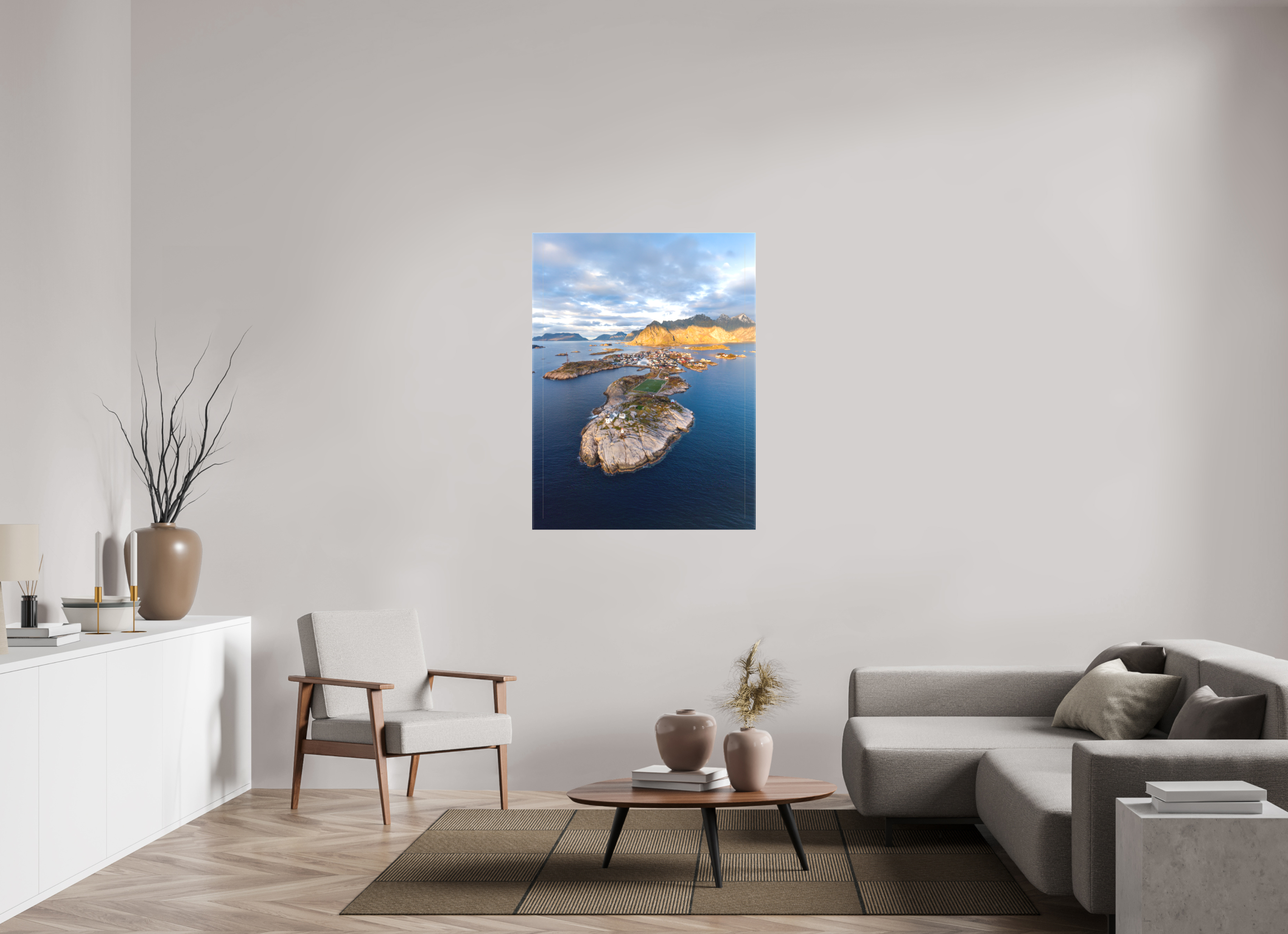 90 x 120 cm, Leinwand Norwegian Mosaic