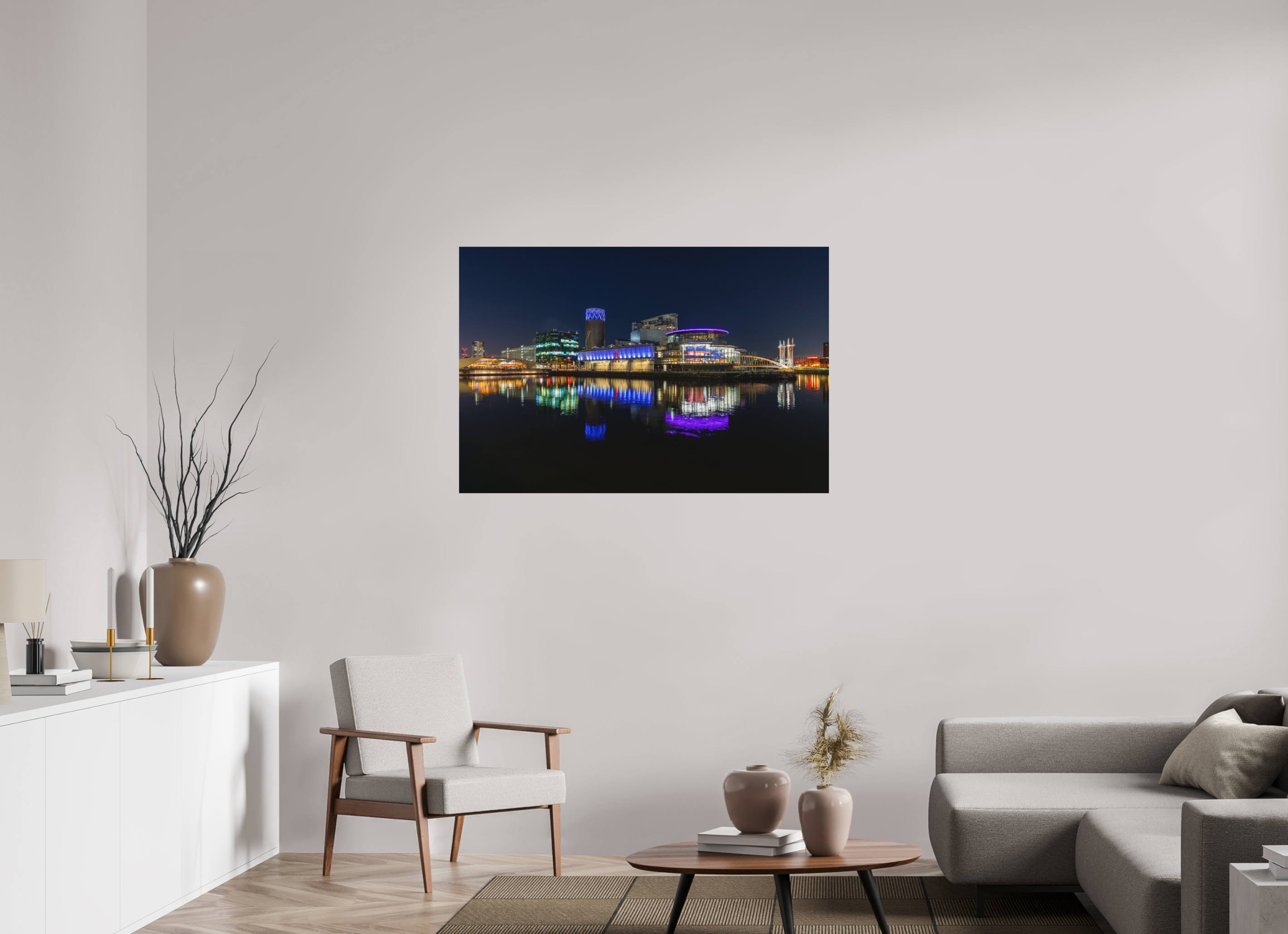 120 x 80 cm, Fine-Art Print Matt Urban Reflections