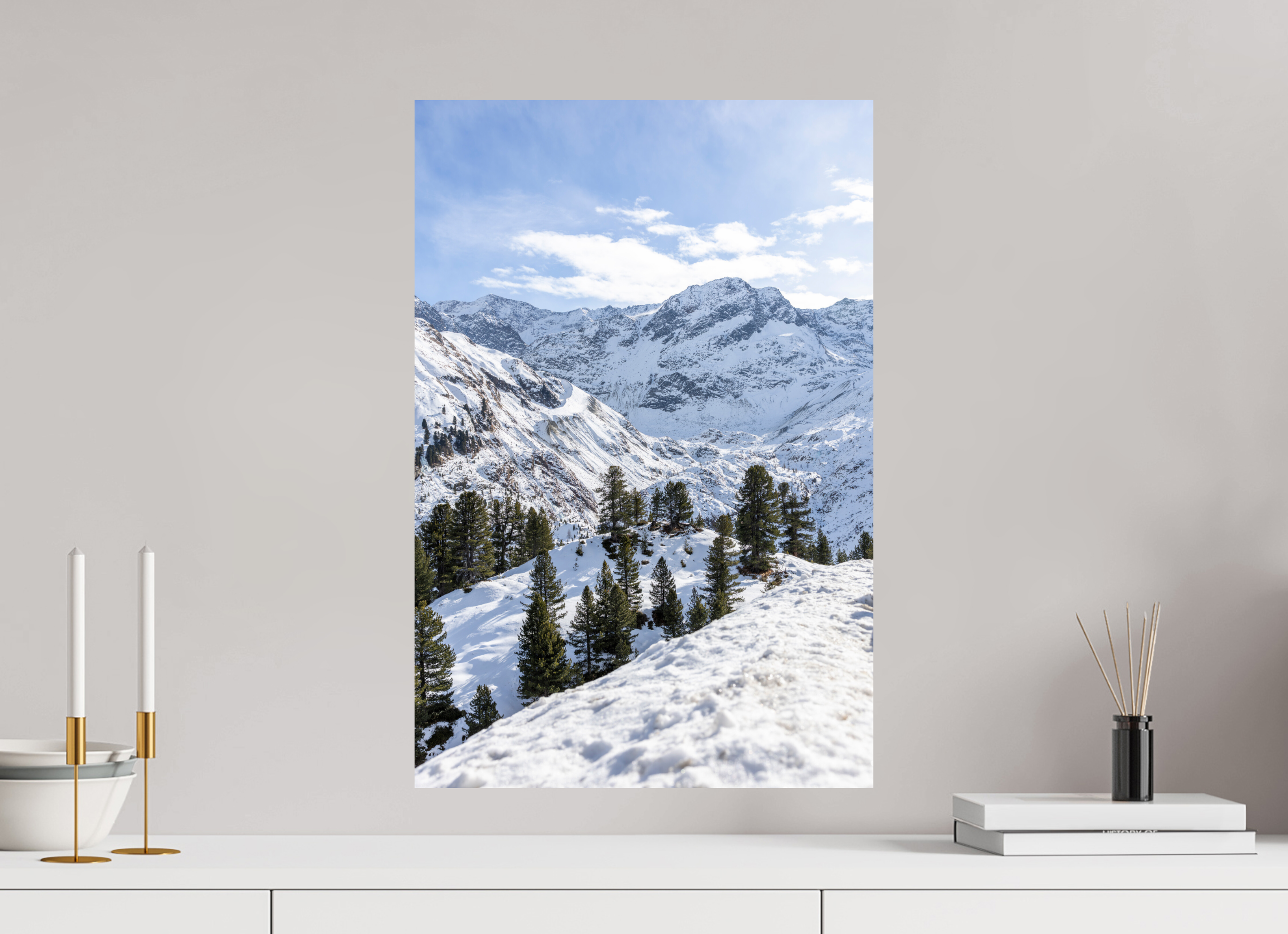 40 x 60 cm, Fine Art Print auf Alu-Dibond Alpine Frame