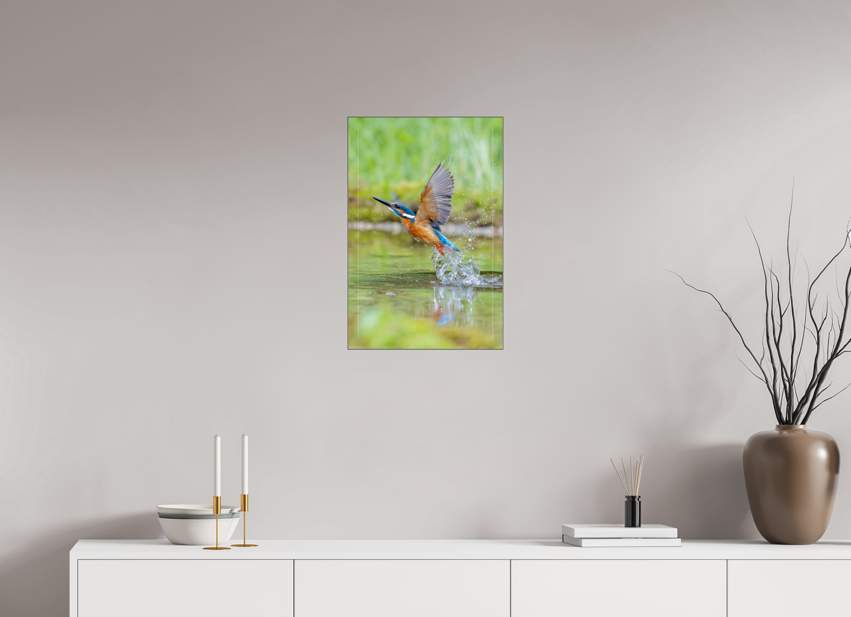 40 x 60 cm, Foto-Abzug hinter Acrylglas glänzend Splash of Freedom