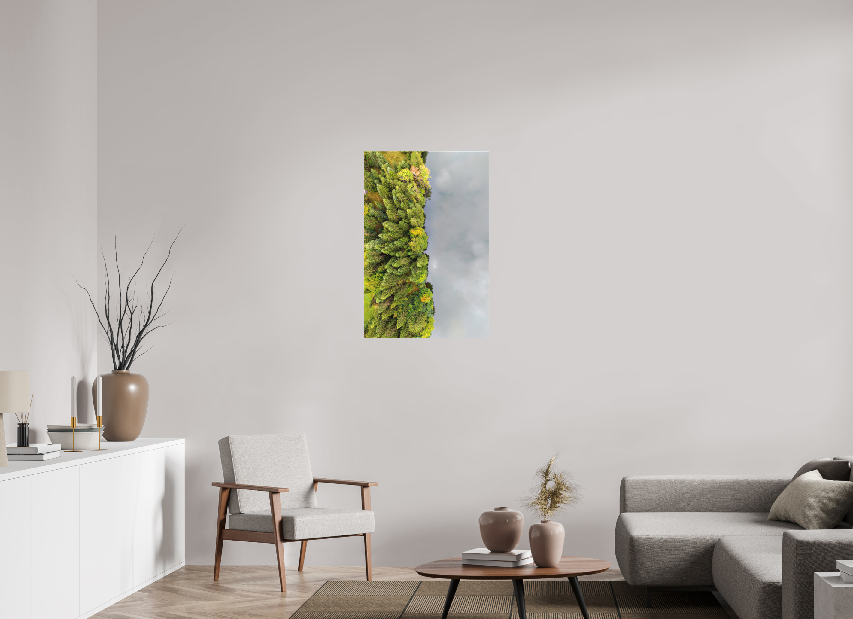 60 x 90 cm, Leinwand Emerald Shore