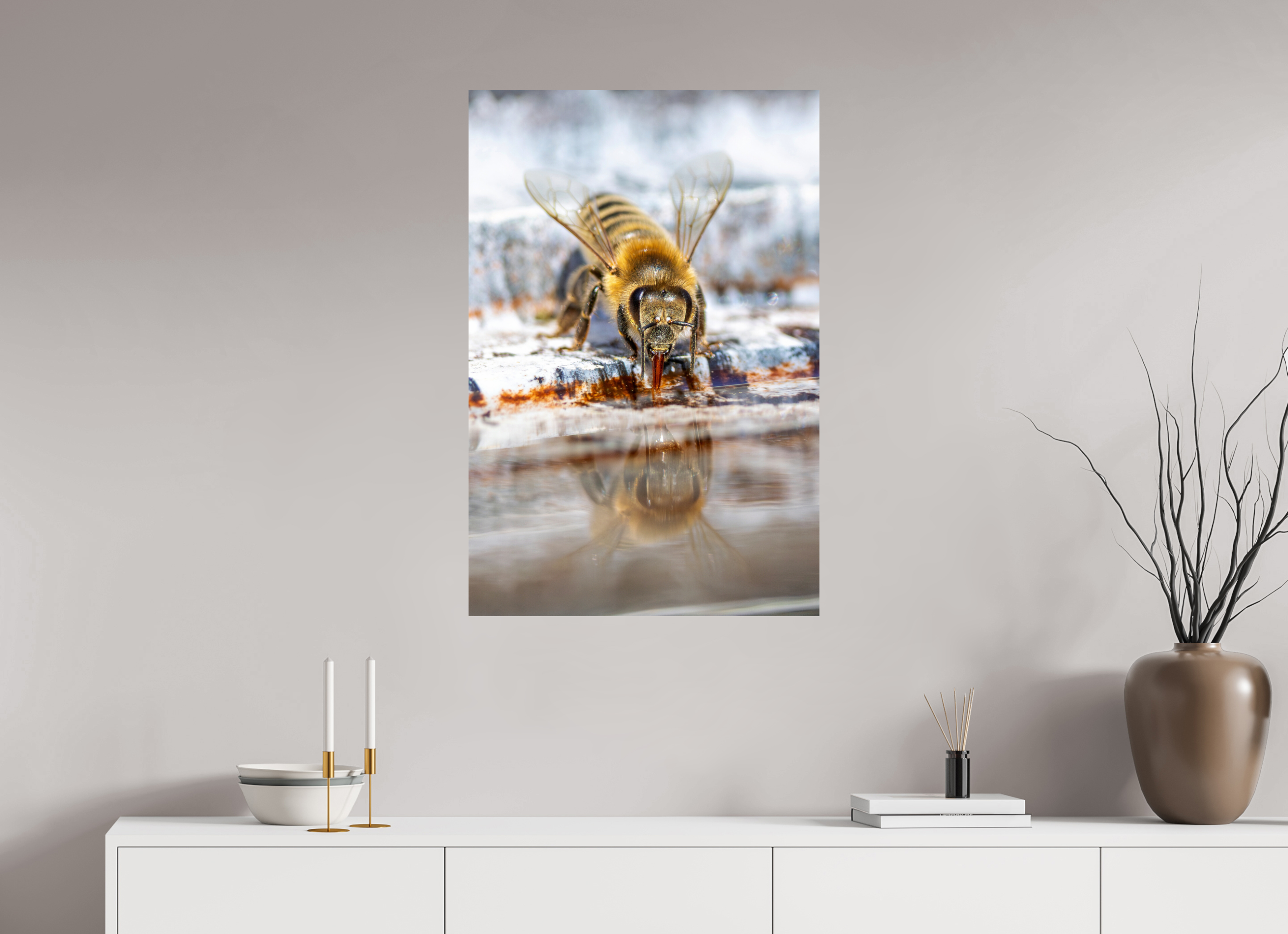 60 x 90 cm, Fine Art Print auf Alu-Dibond Tiny Mirror