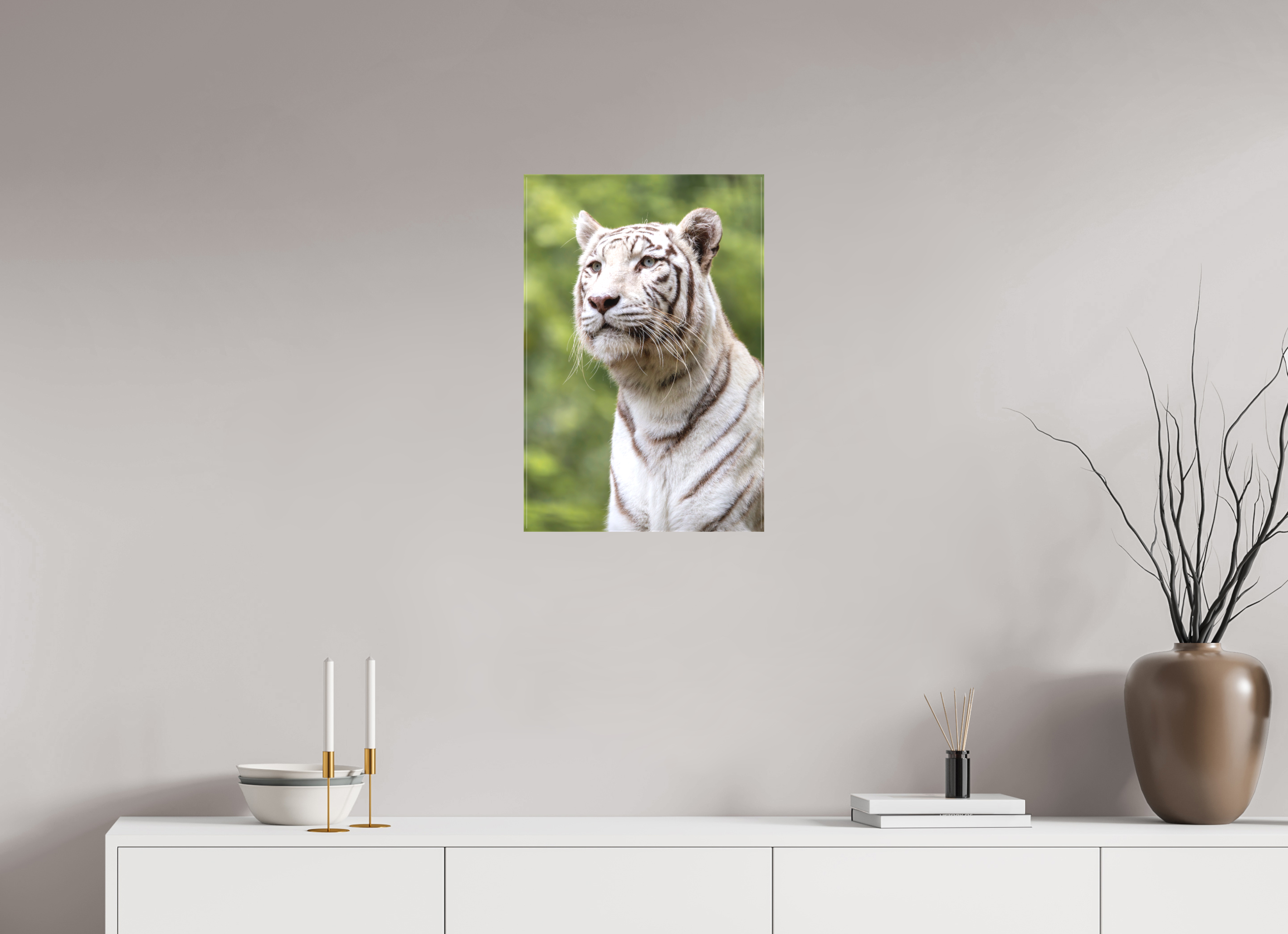 40 x 60 cm, Leinwand Gaze of the White King