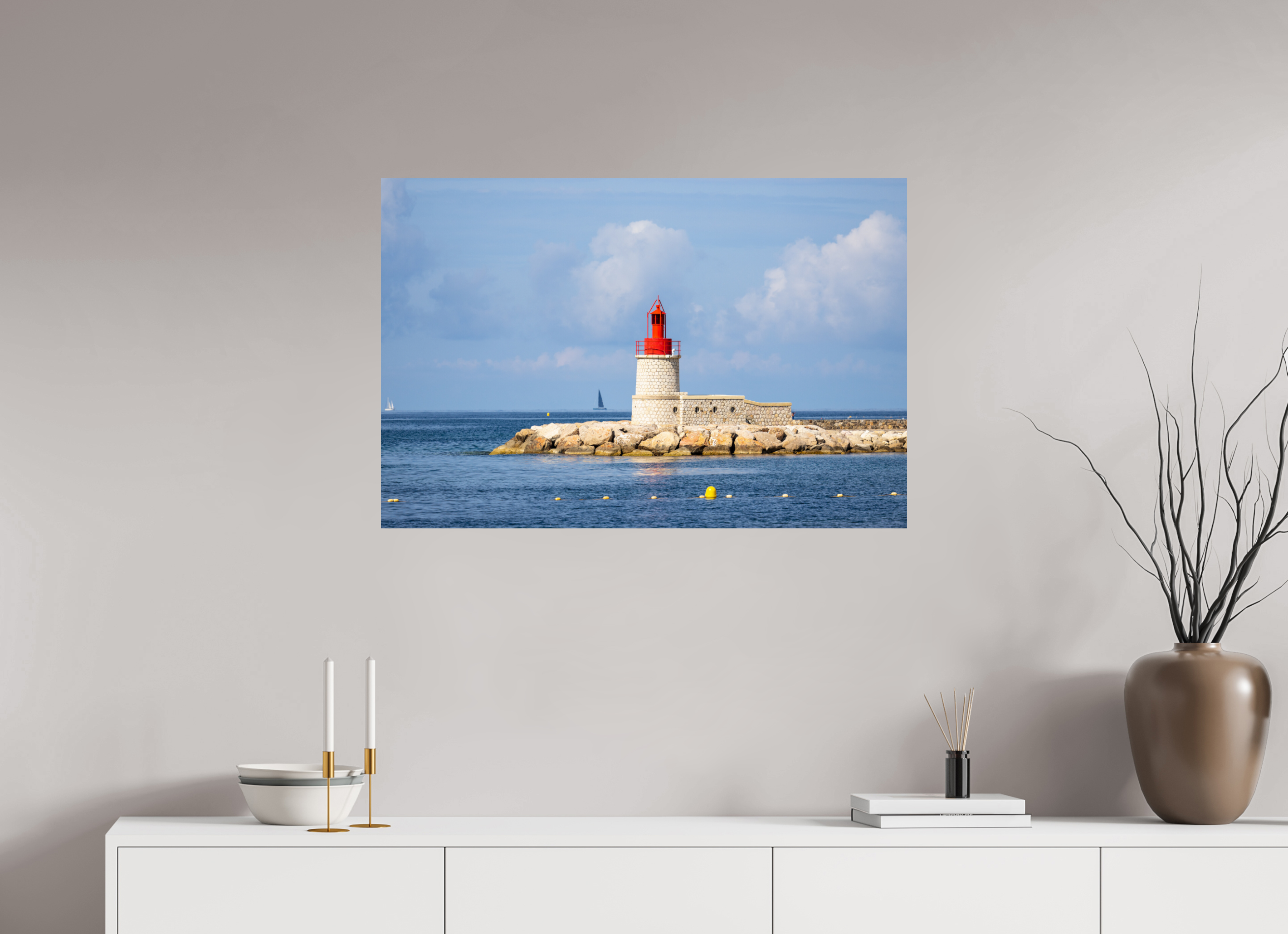 90 x 60 cm, Fine Art Print auf Alu-Dibond Guiding Light