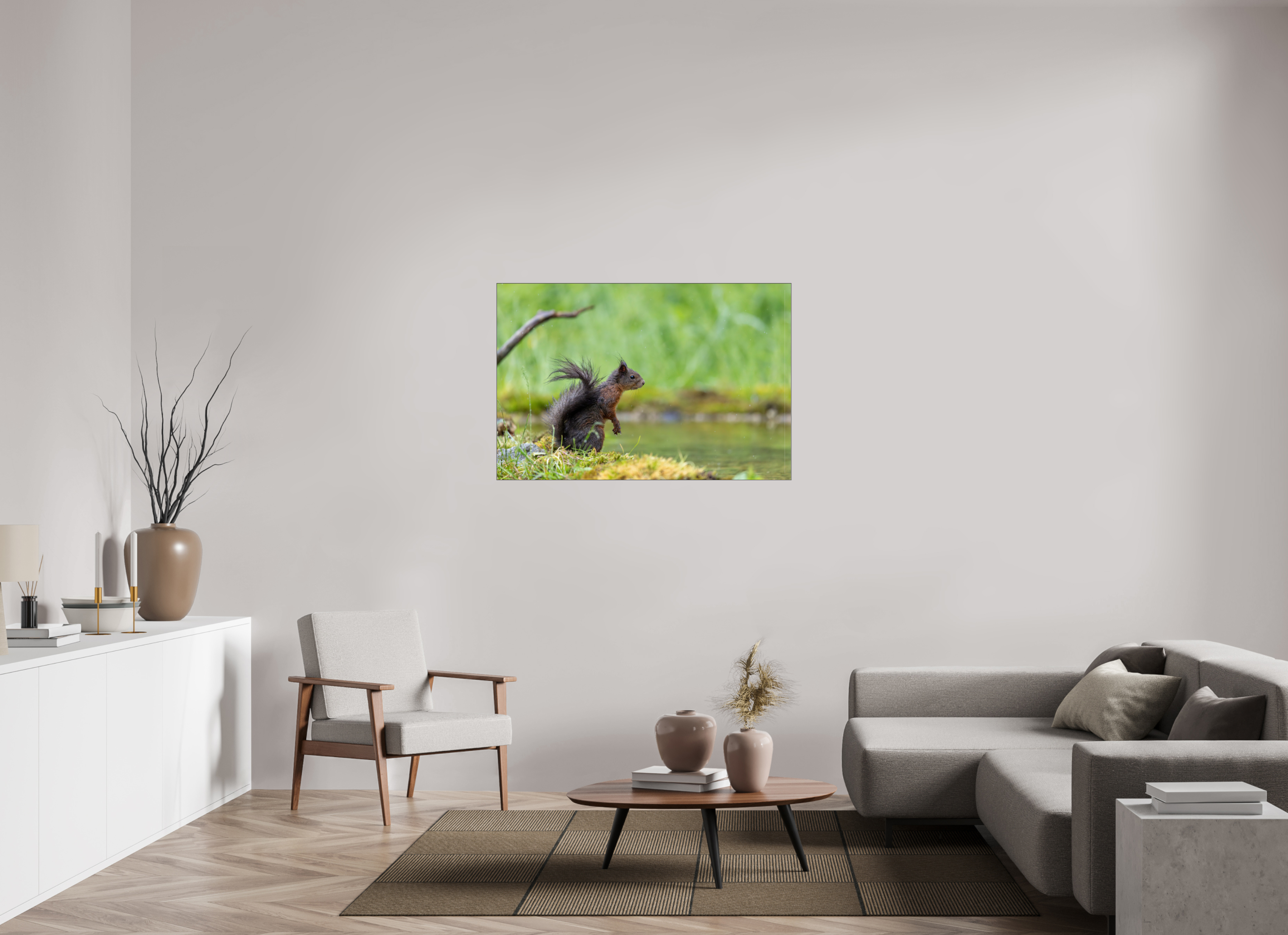 120 x 80 cm, Foto-Abzug hinter Acrylglas glänzend Wet & Wild