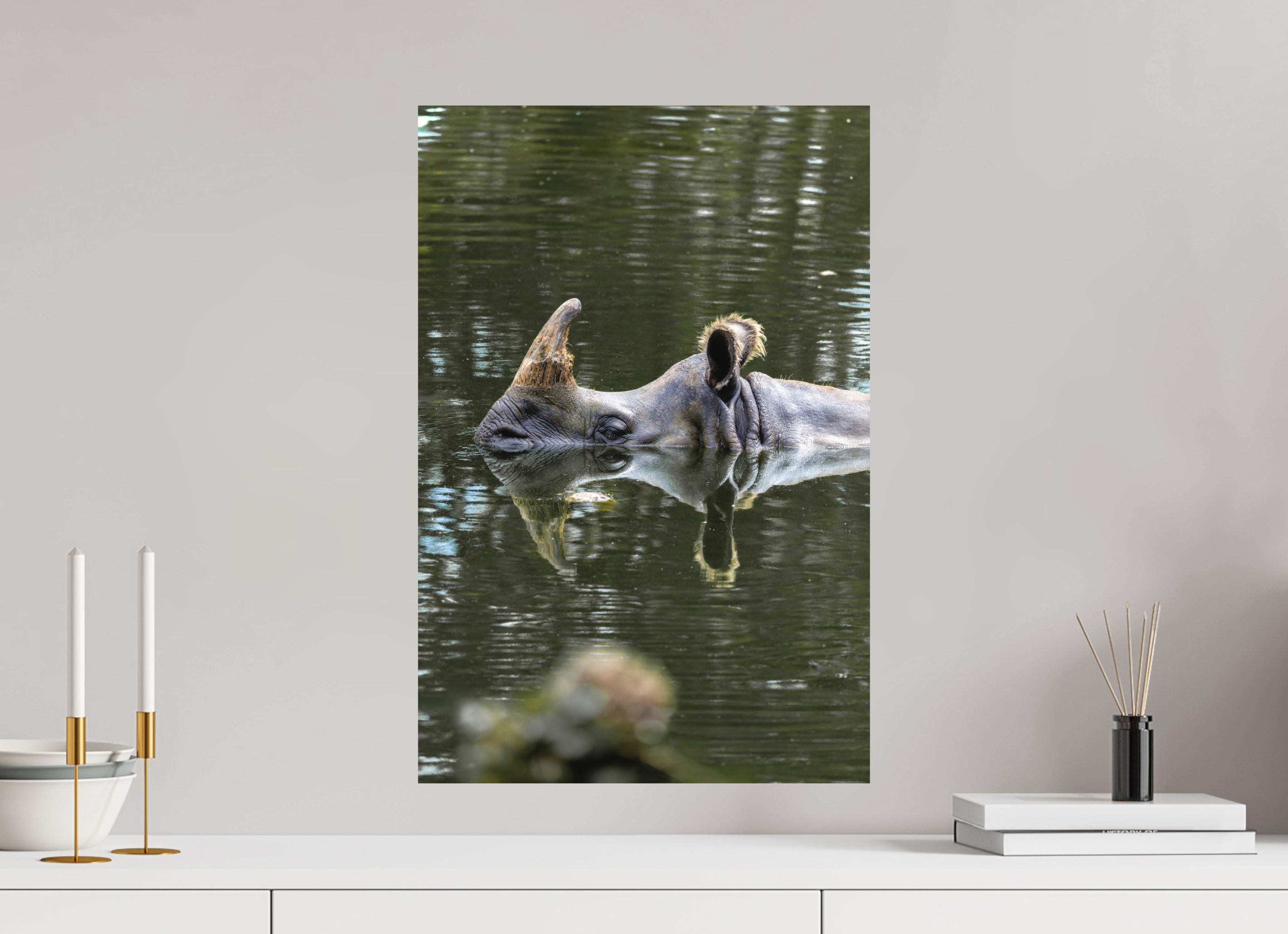 40 x 60 cm, Fine-Art Print Matt Mirror of the Wild