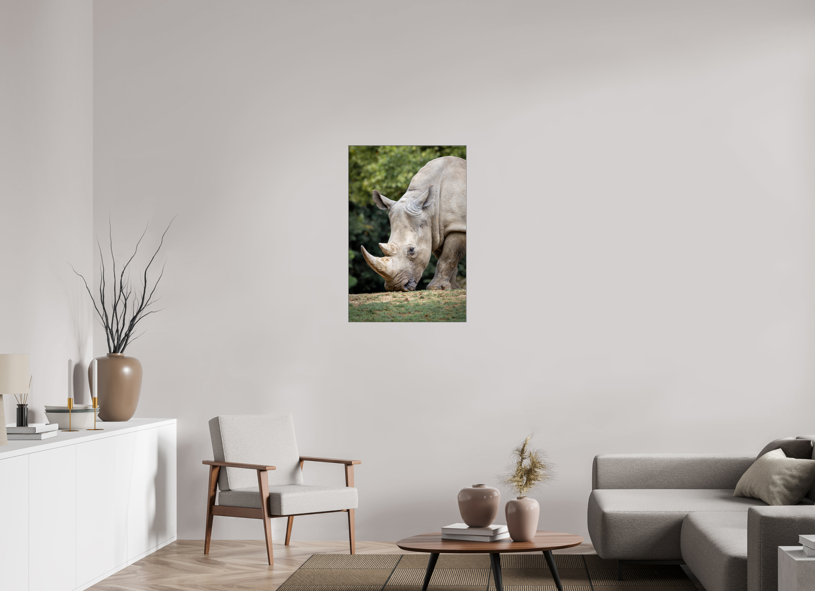 60 x 90 cm, Foto-Abzug hinter Acrylglas glänzend Gentle Grazer