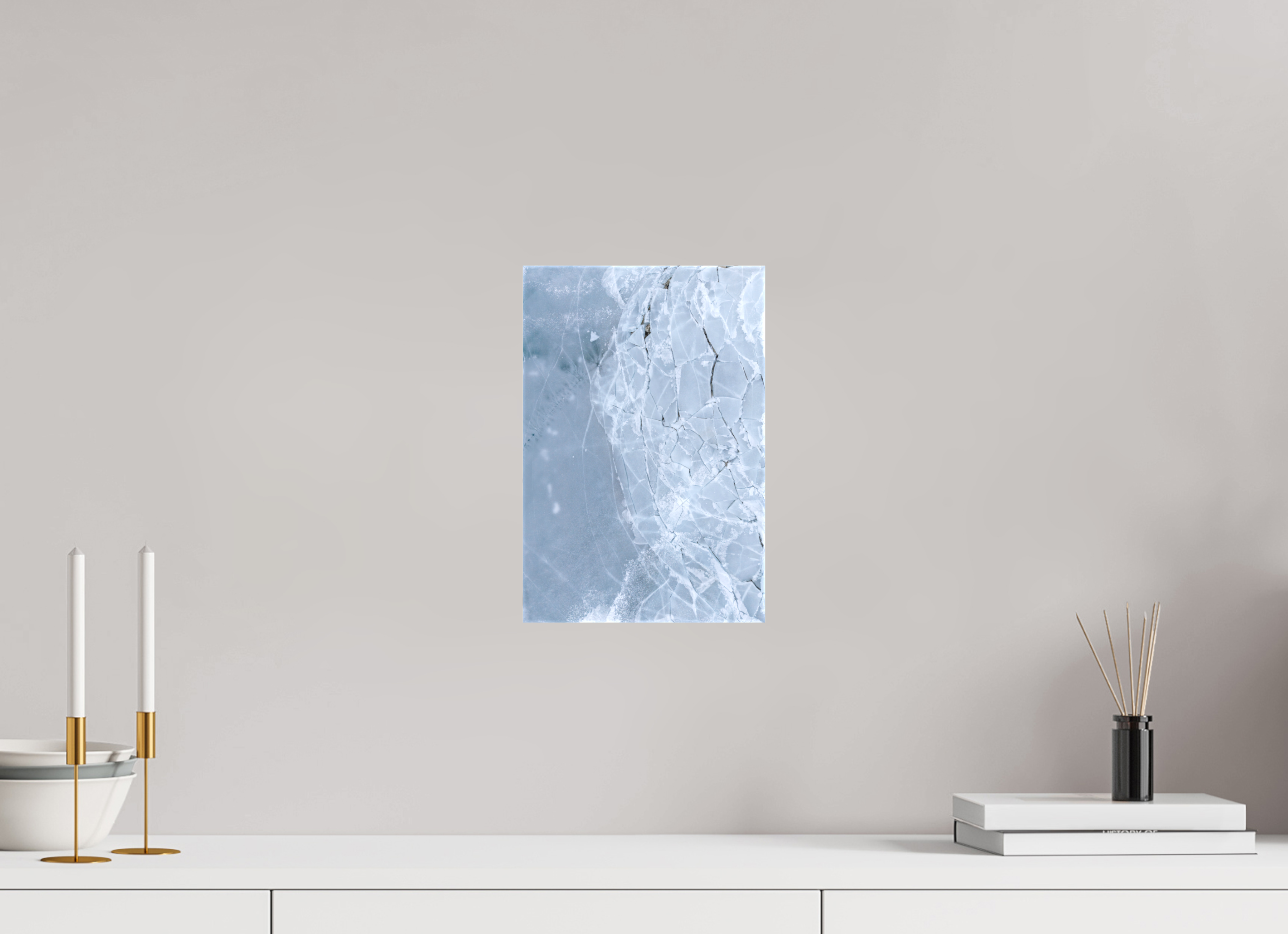 20 x 30 cm, Leinwand Shattered Surface