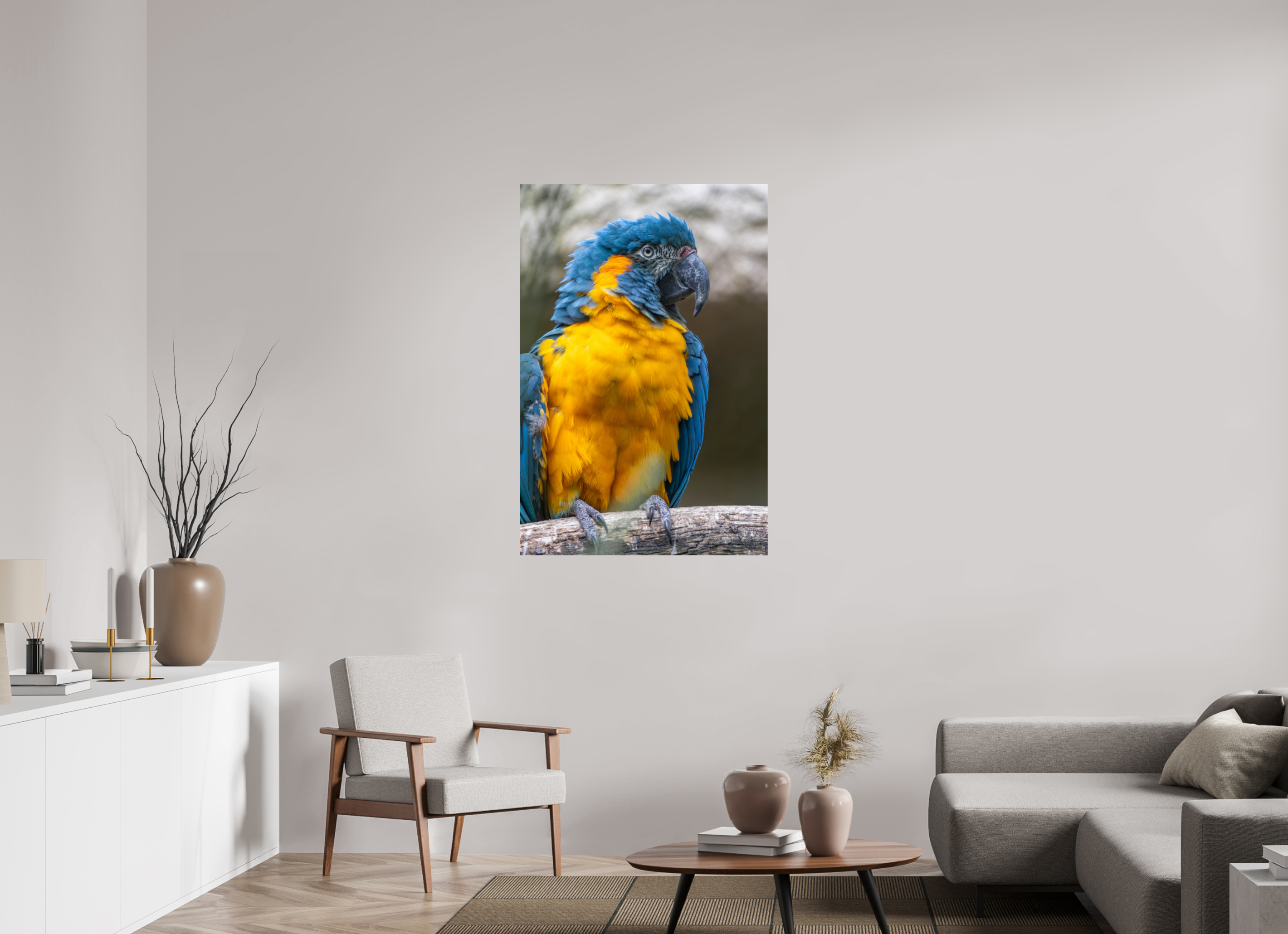 80 x 120 cm, Fine Art Print auf Alu-Dibond Azure Majesty