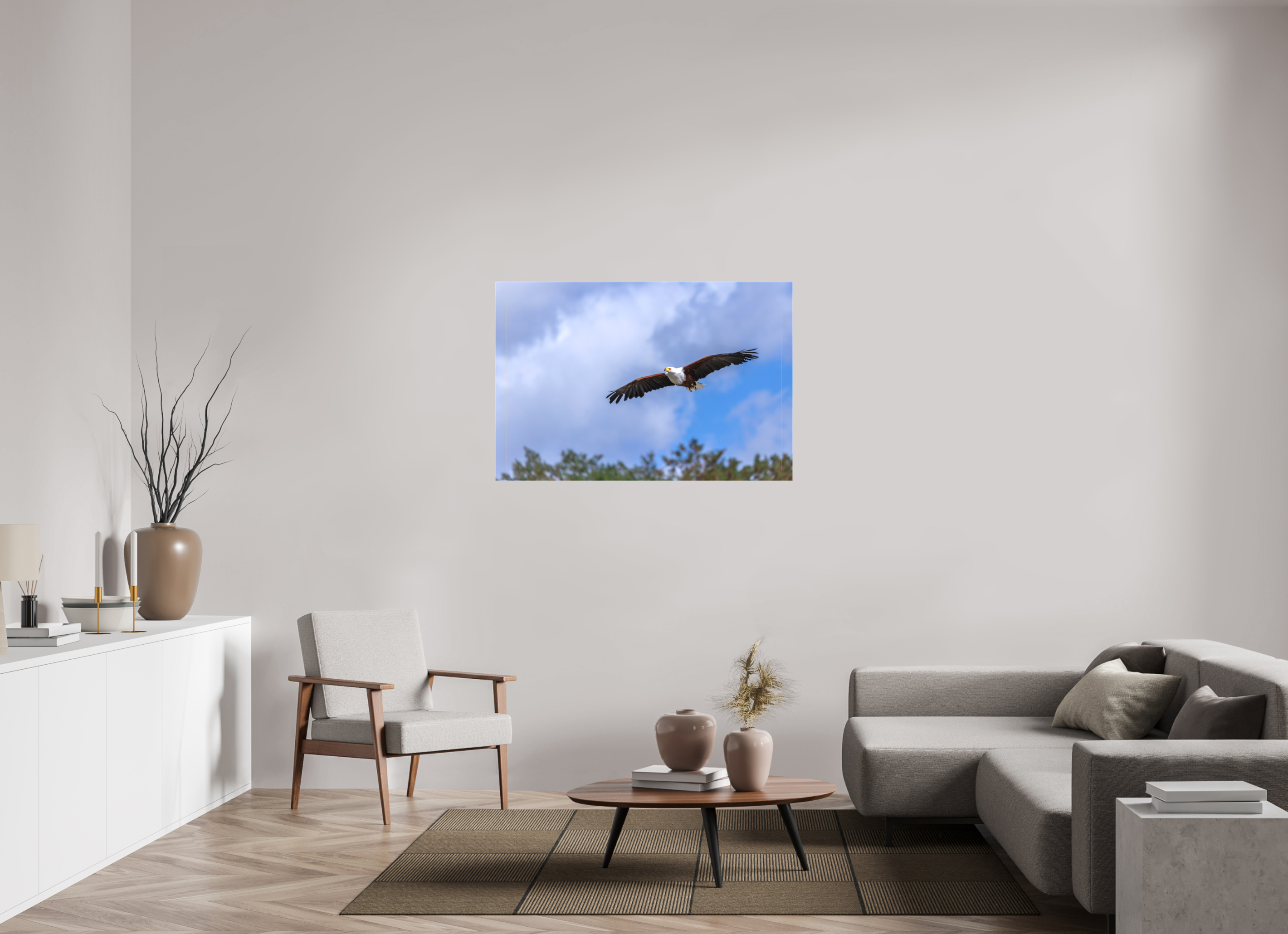 120 x 80 cm, Leinwand Wings of Africa