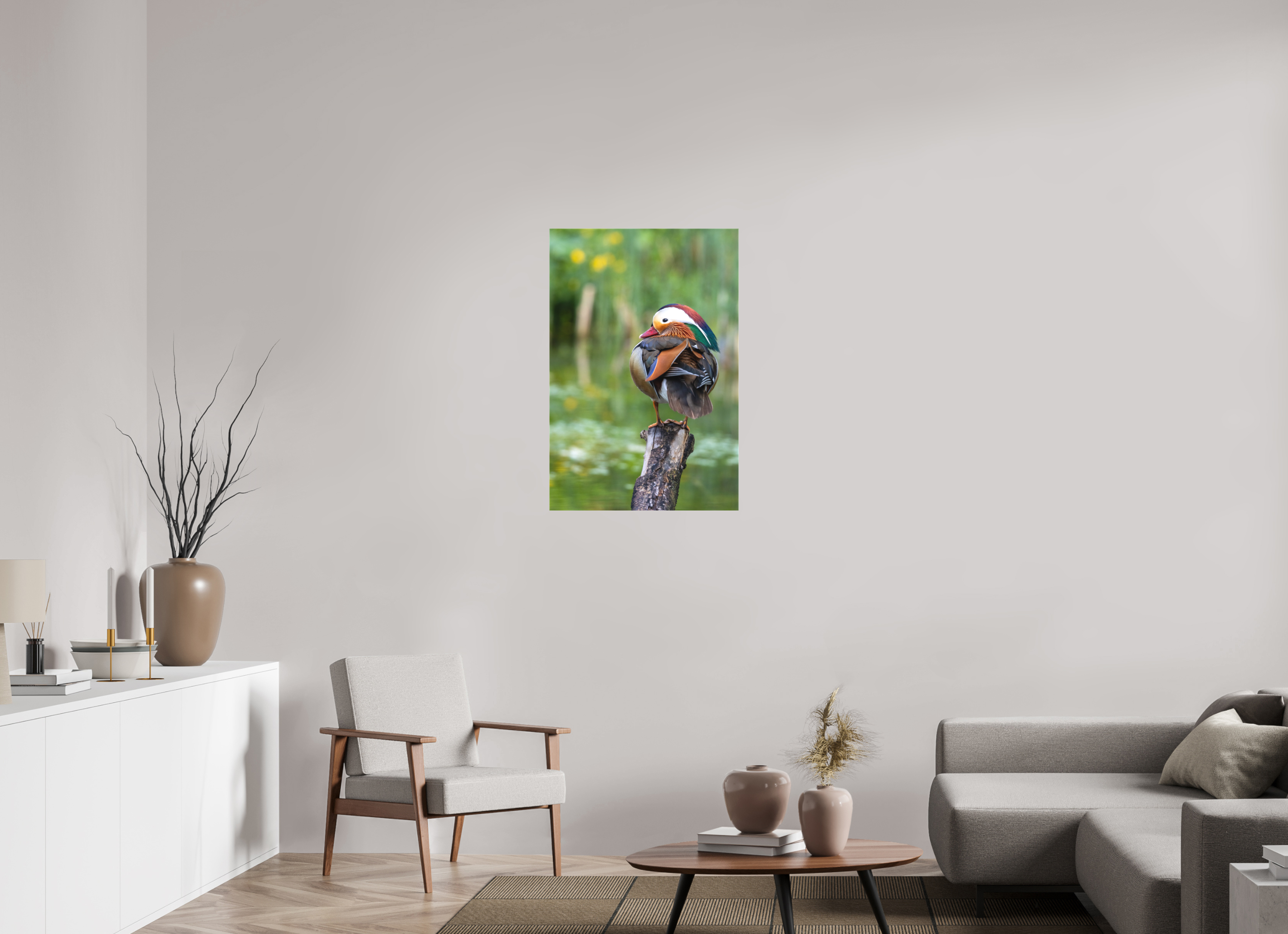 60 x 90 cm, Leinwand Perched Beauty