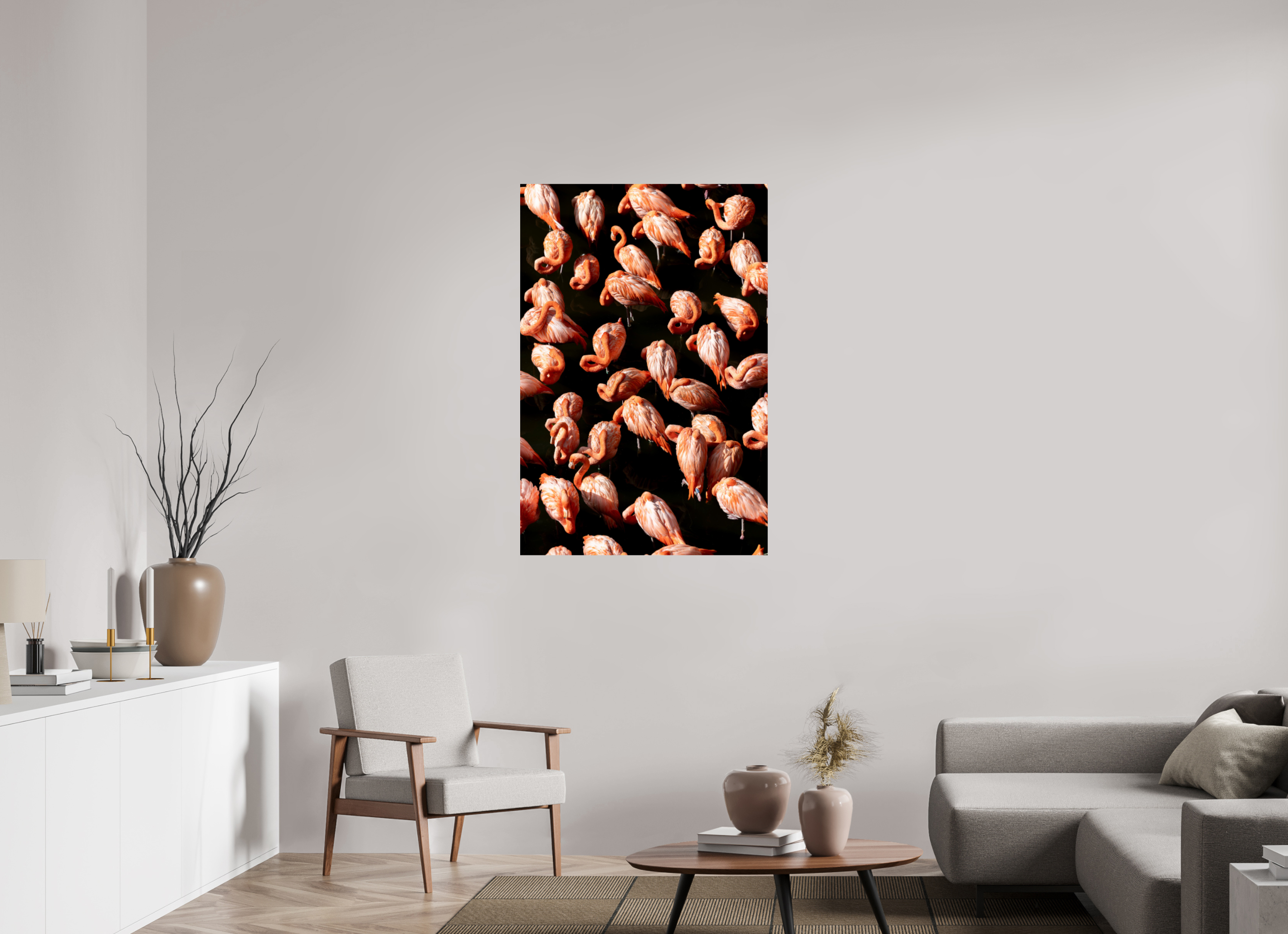 80 x 120 cm, Fine Art Print auf Alu-Dibond The Pink Collective