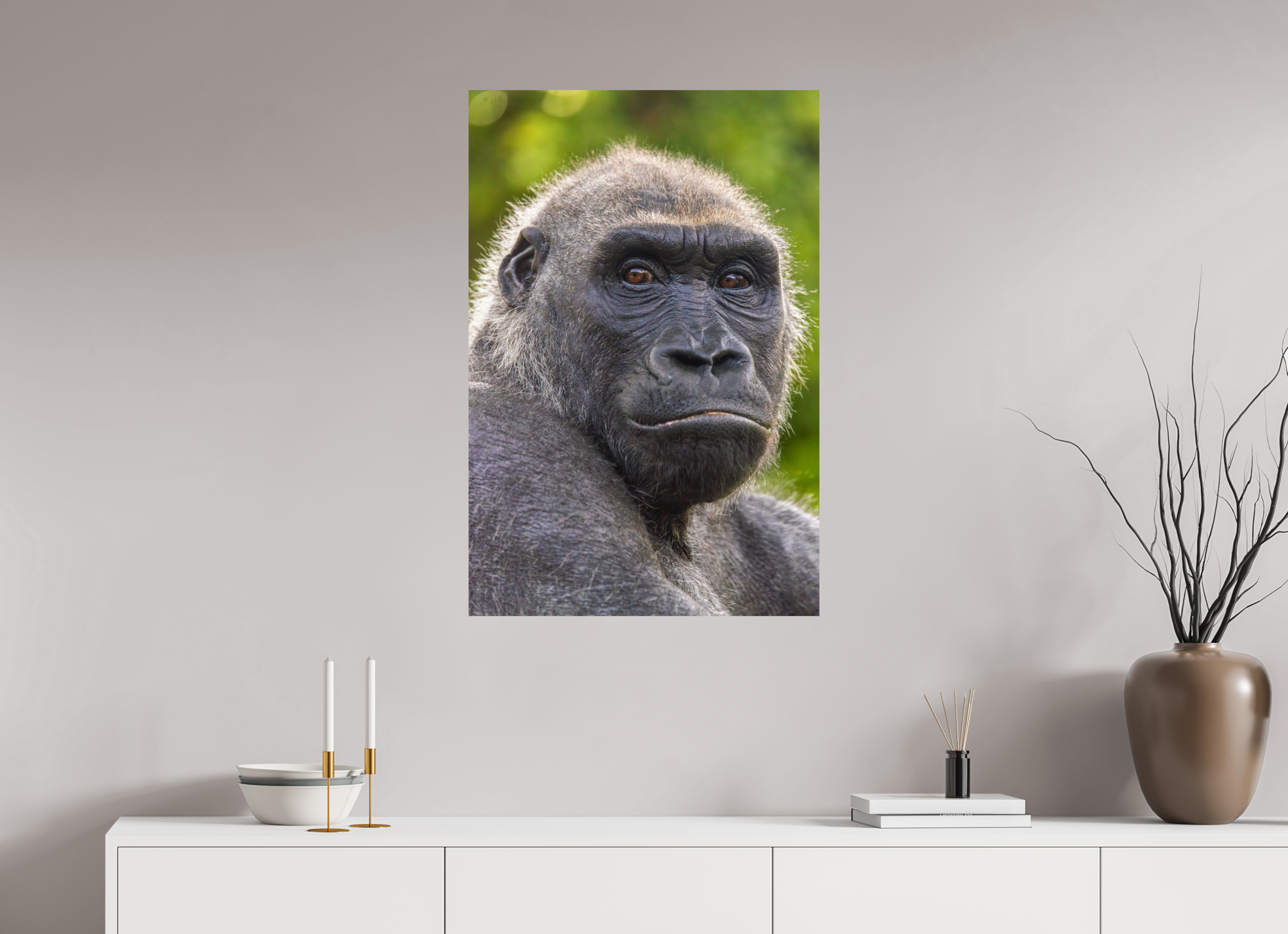 60 x 90 cm, Fine Art Print auf Alu-Dibond Mirror of Humanity