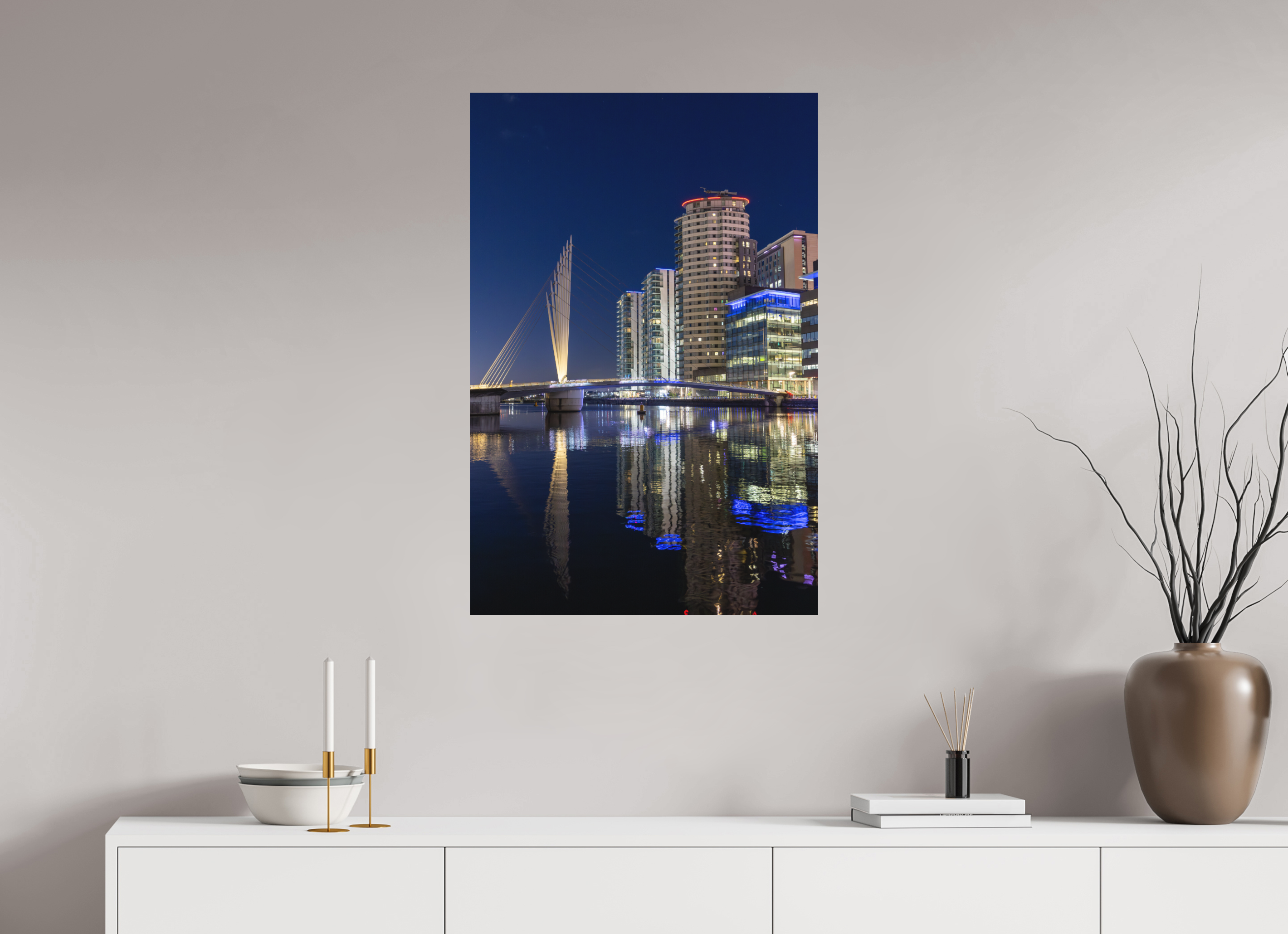 60 x 90 cm, Fine-Art Print Matt Reflected Nights