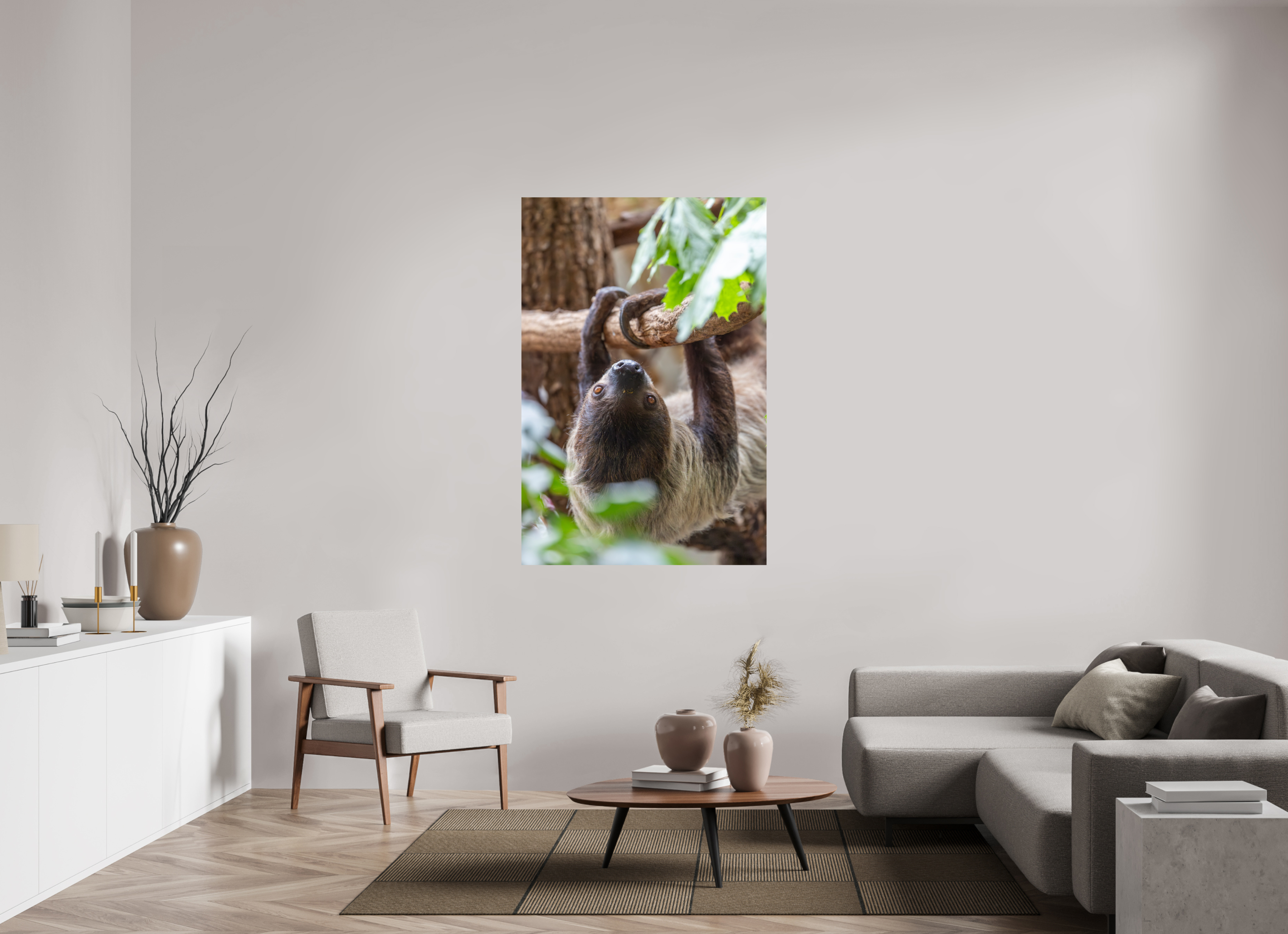 100 x 150 cm, Fine Art Print auf Alu-Dibond Hanging Around
