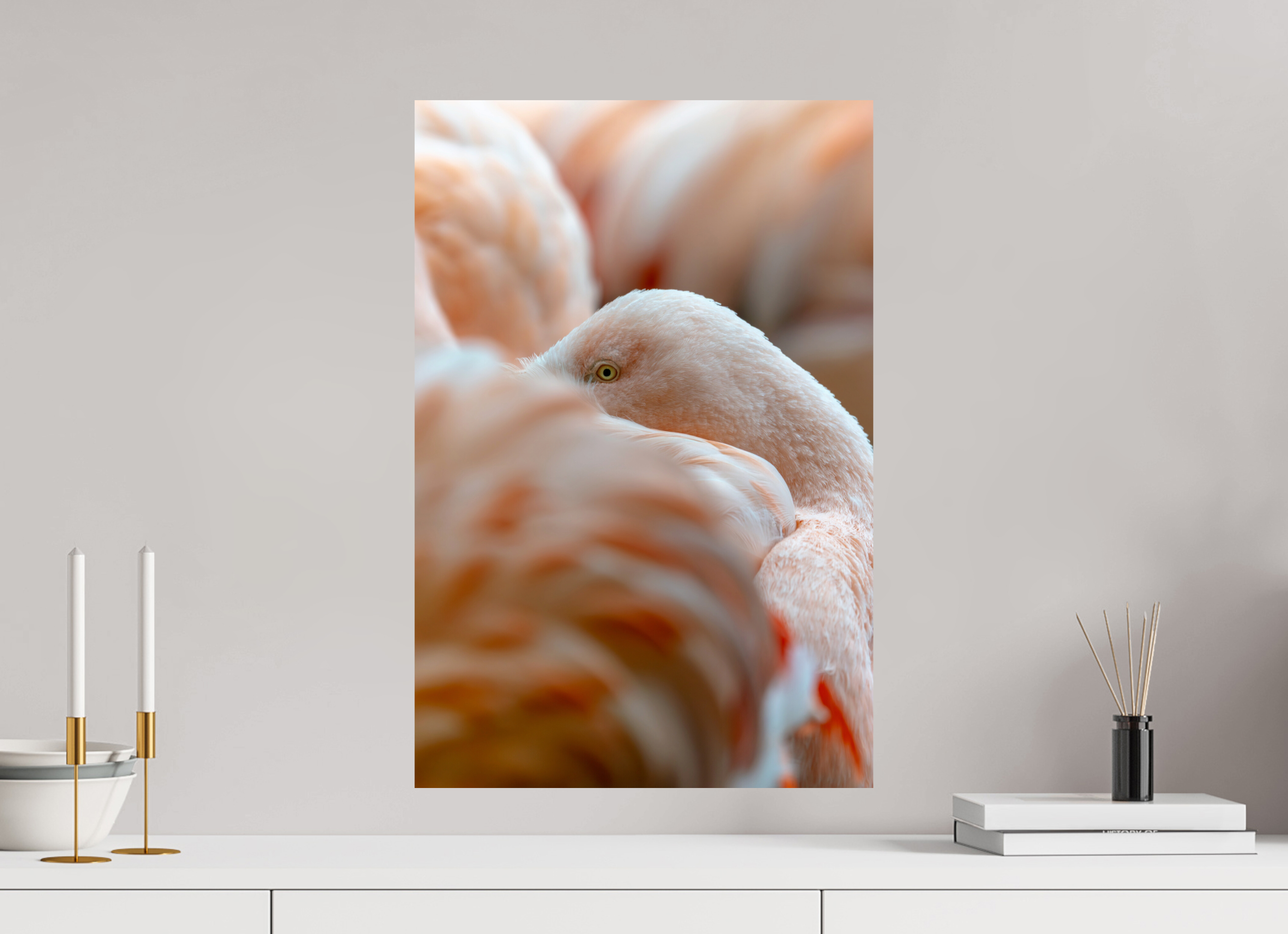 40 x 60 cm, Fine Art Print auf Alu-Dibond Among the Flock
