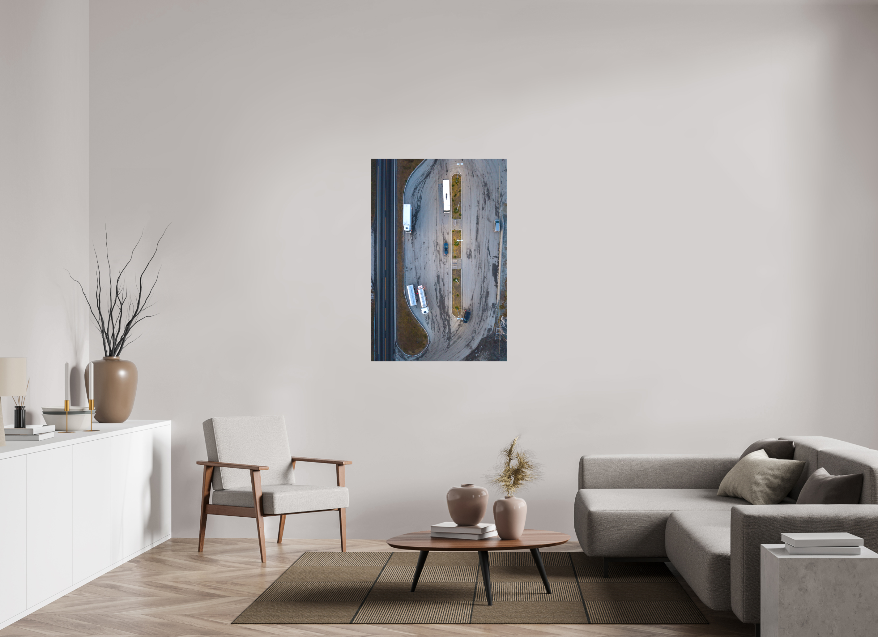 80 x 120 cm, Leinwand Pause from Above