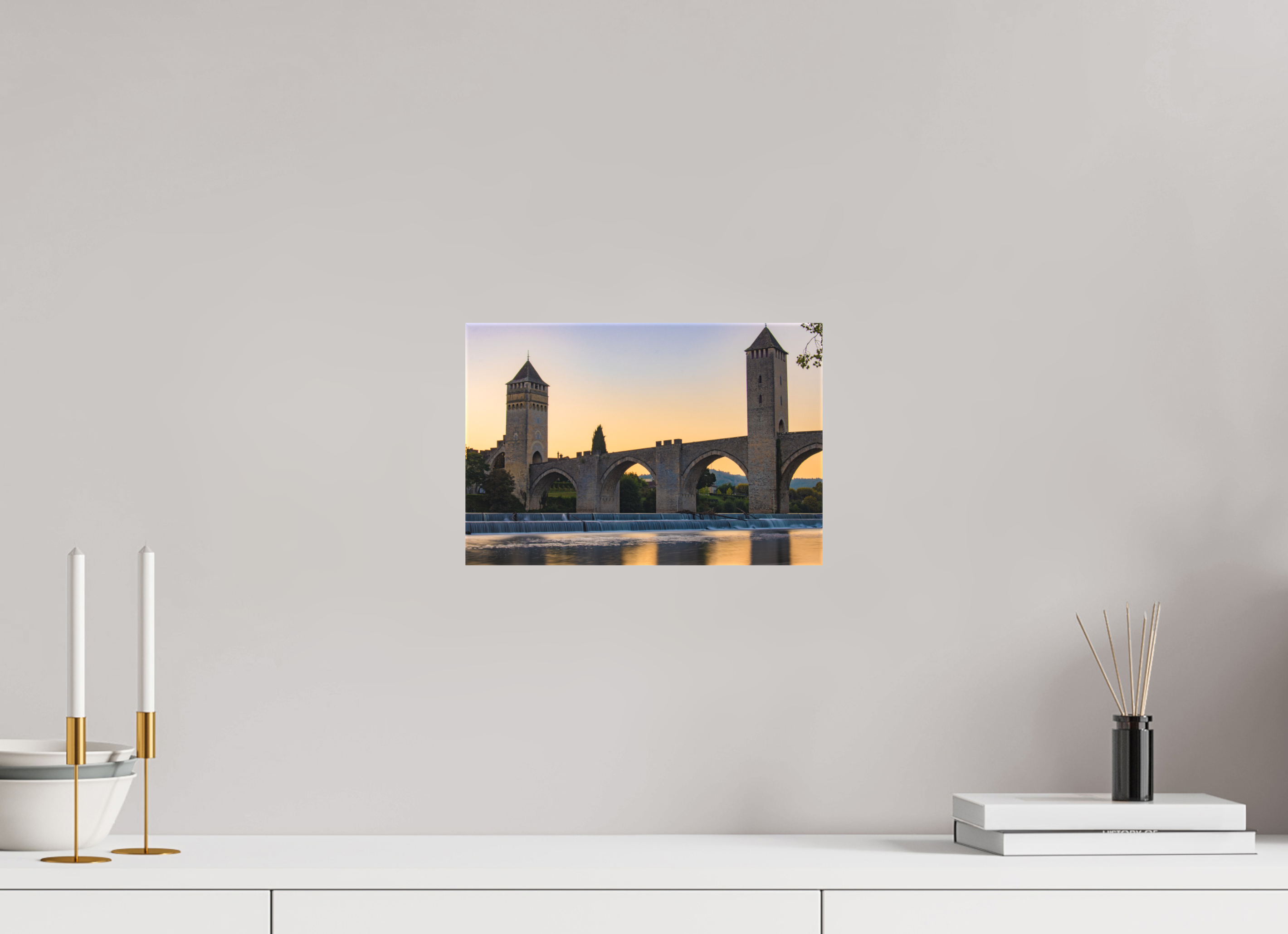 30 x 20 cm, Leinwand Golden Arch