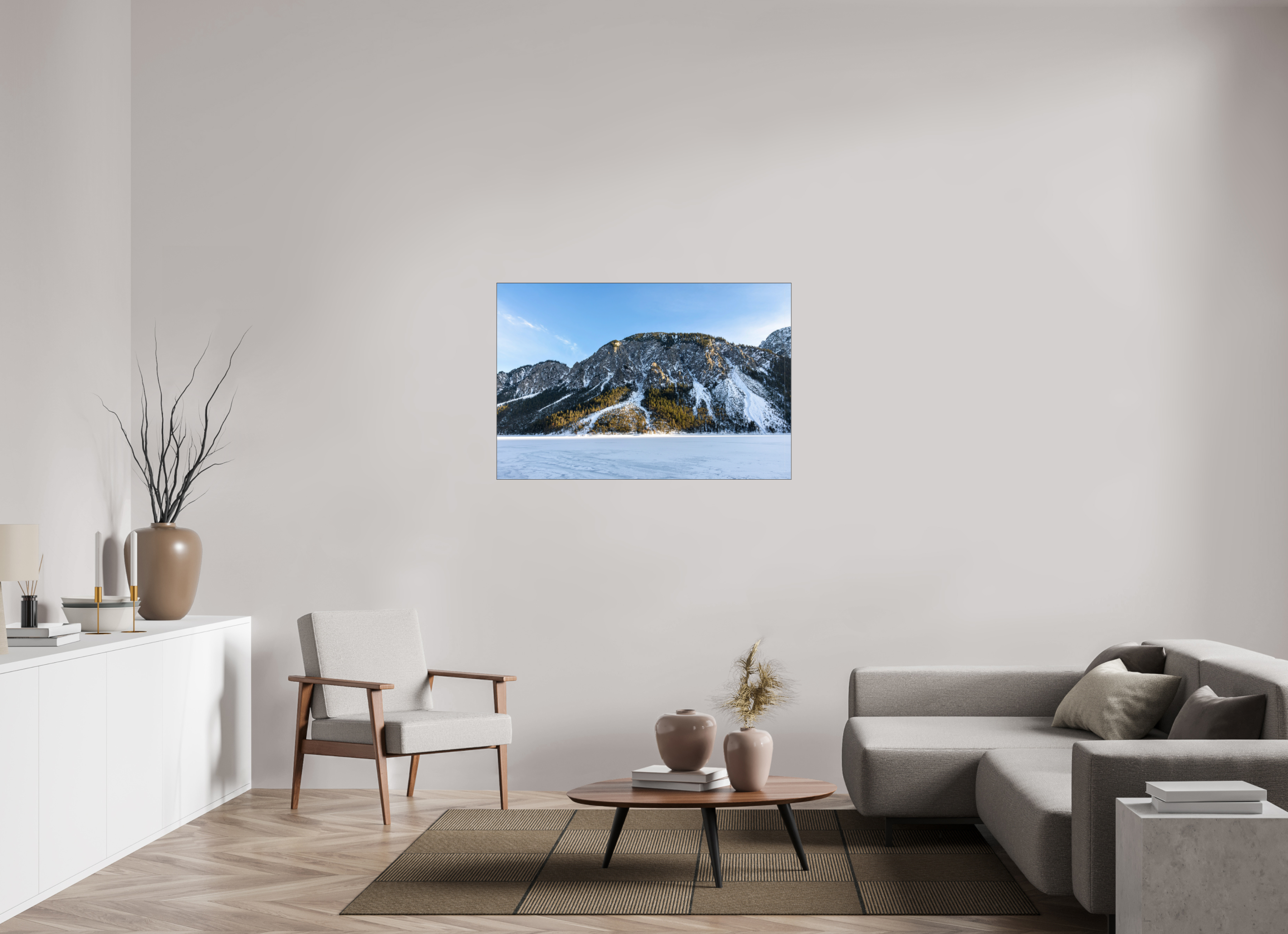 120 x 80 cm, Foto-Abzug hinter Acrylglas glänzend Evening Silence