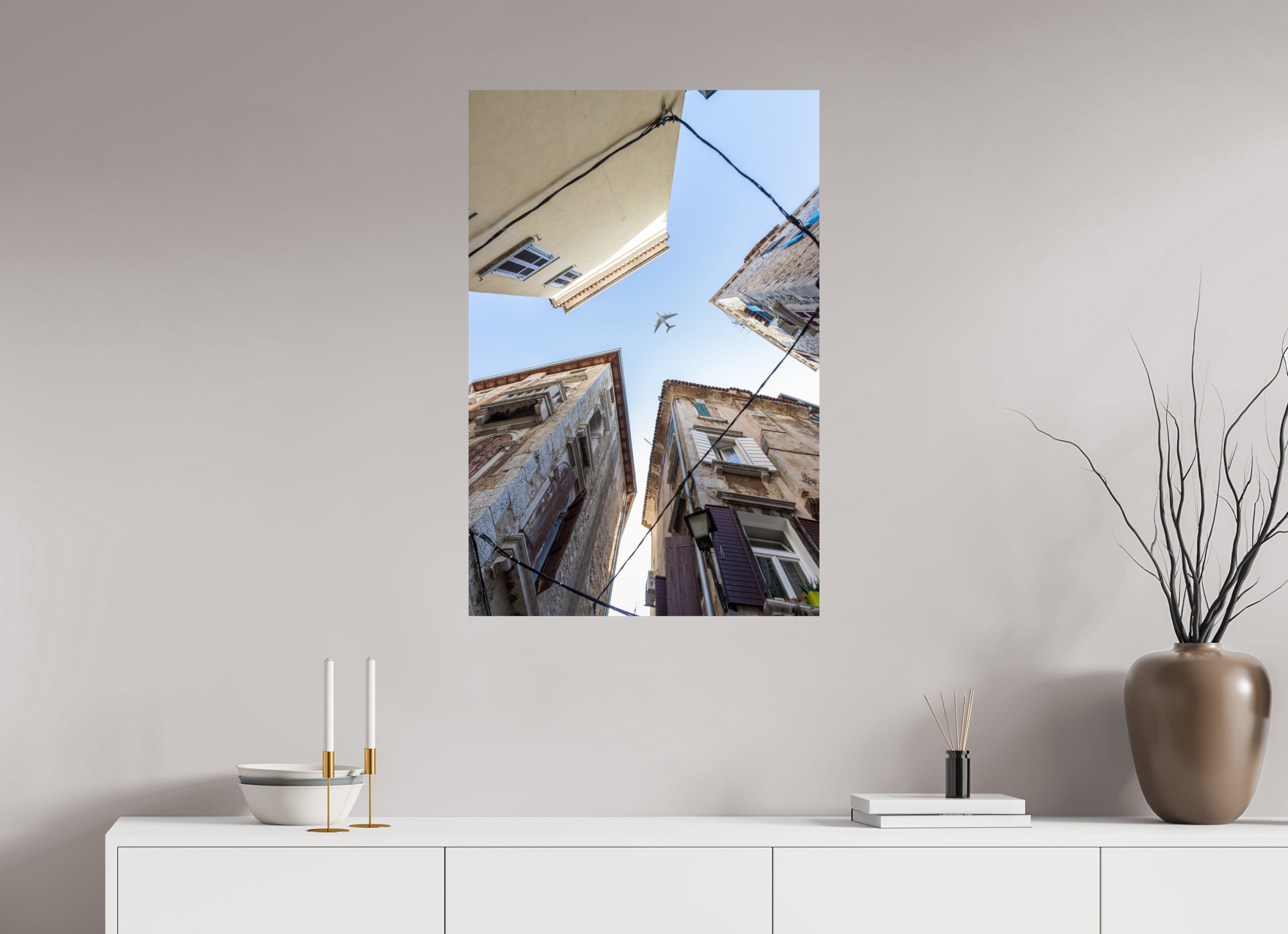 60 x 90 cm, Fine Art Print auf Alu-Dibond Urban Flight
