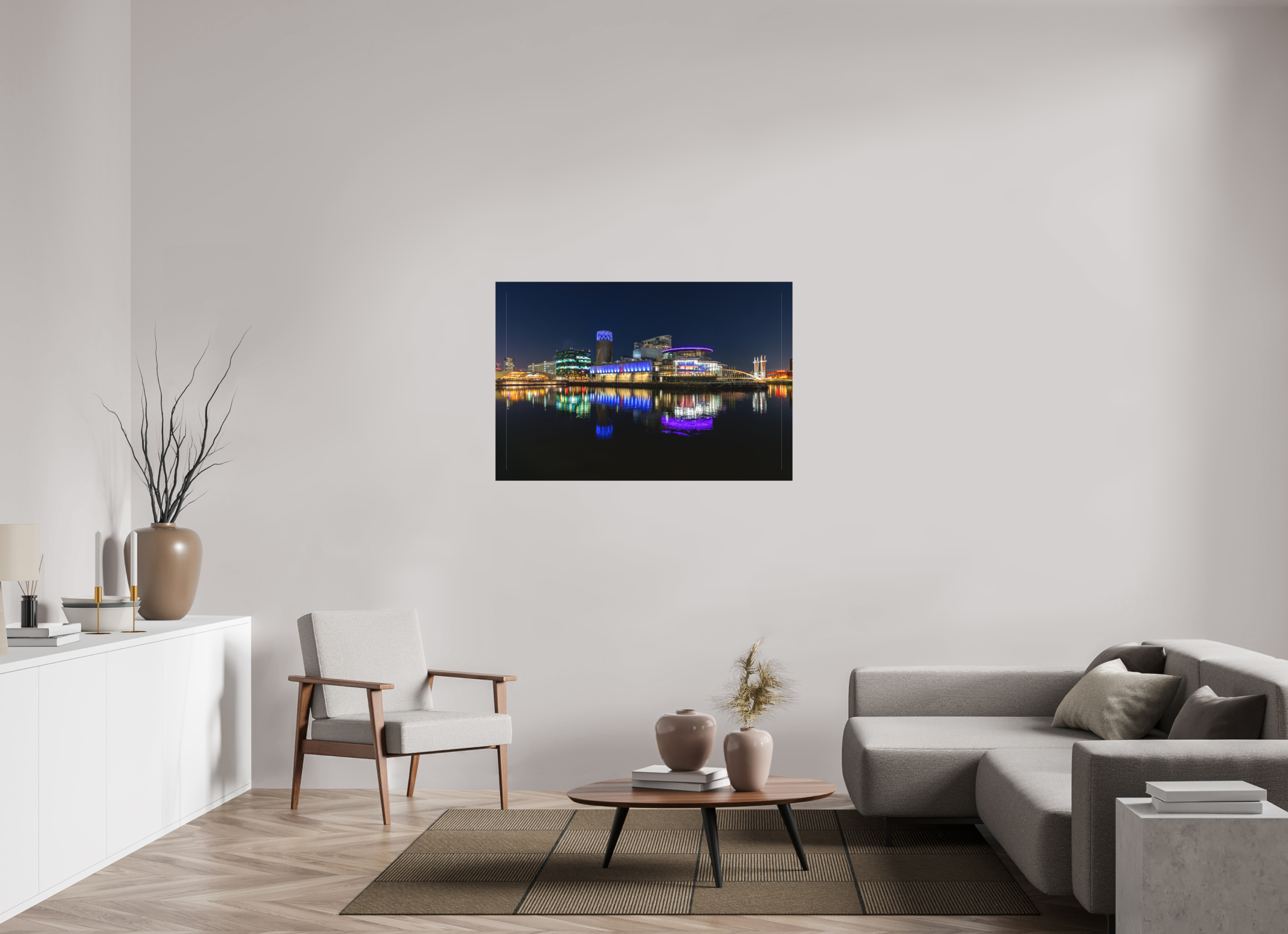 120 x 80 cm, Leinwand Urban Reflections