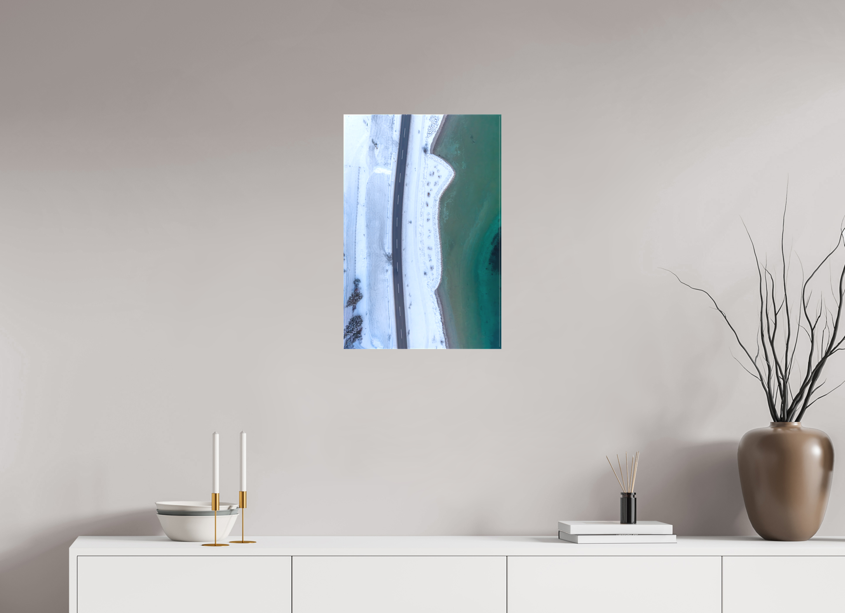 40 x 60 cm, Leinwand Silent Shoreline