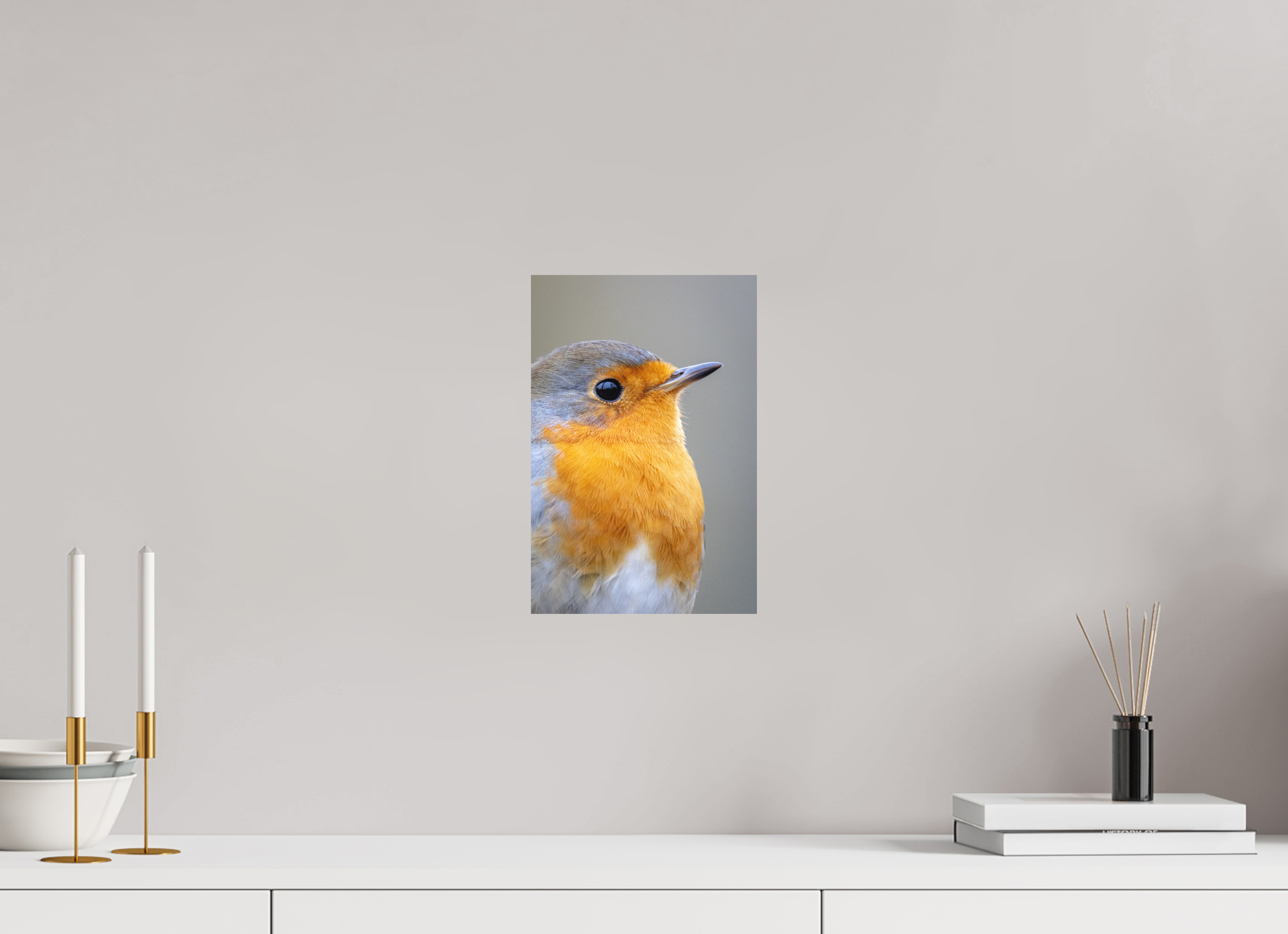 20 x 30 cm, Fine-Art Matt Robin Portrait