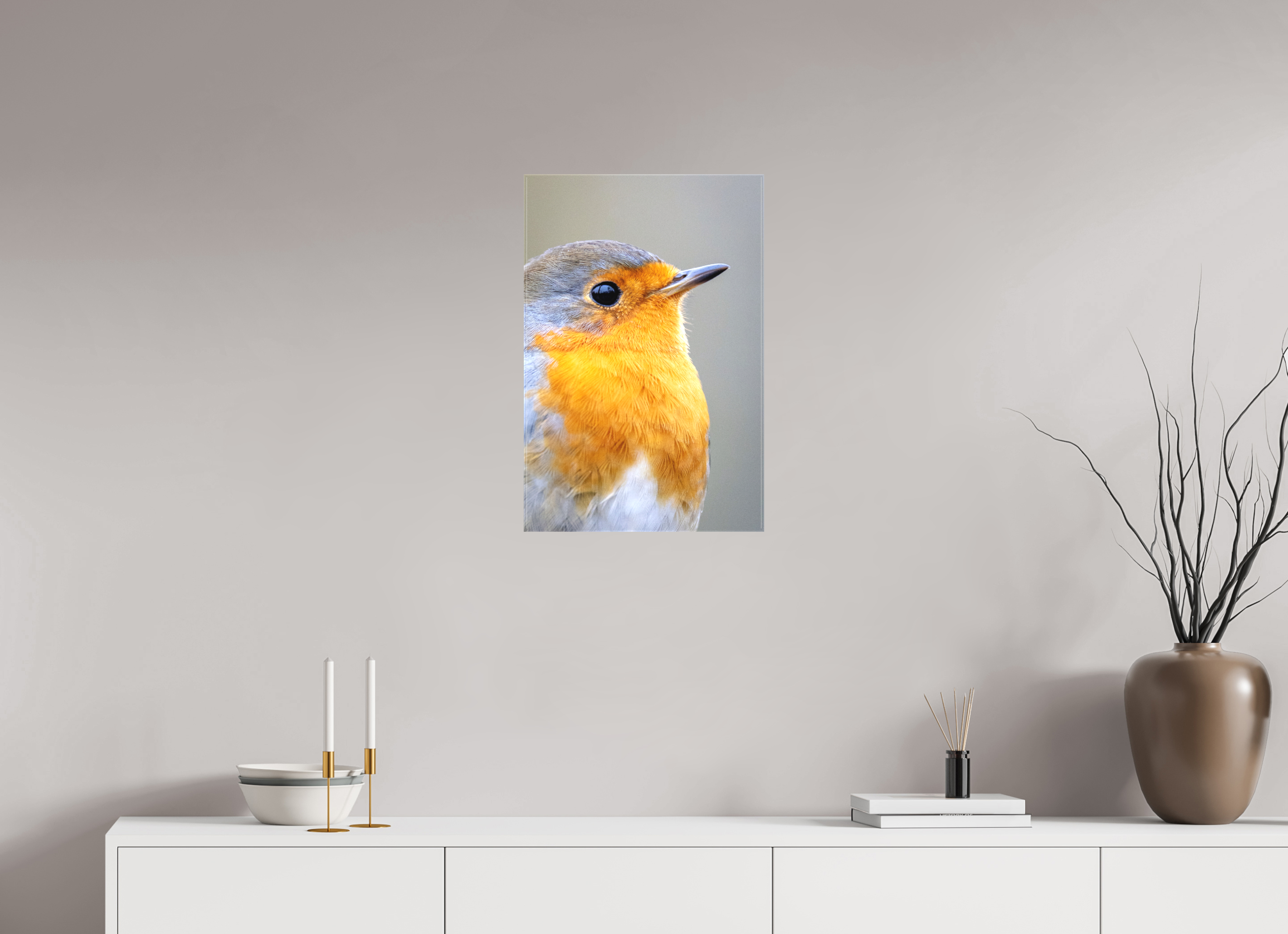 40 x 60 cm, Leinwand Robin Portrait