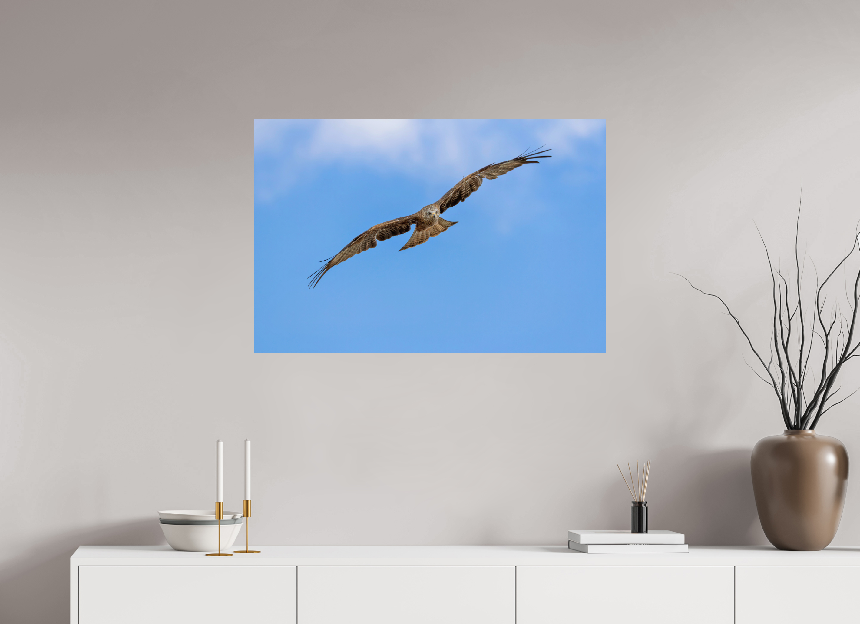 90 x 60 cm, Fine Art Print auf Alu-Dibond Hunter of the Breeze