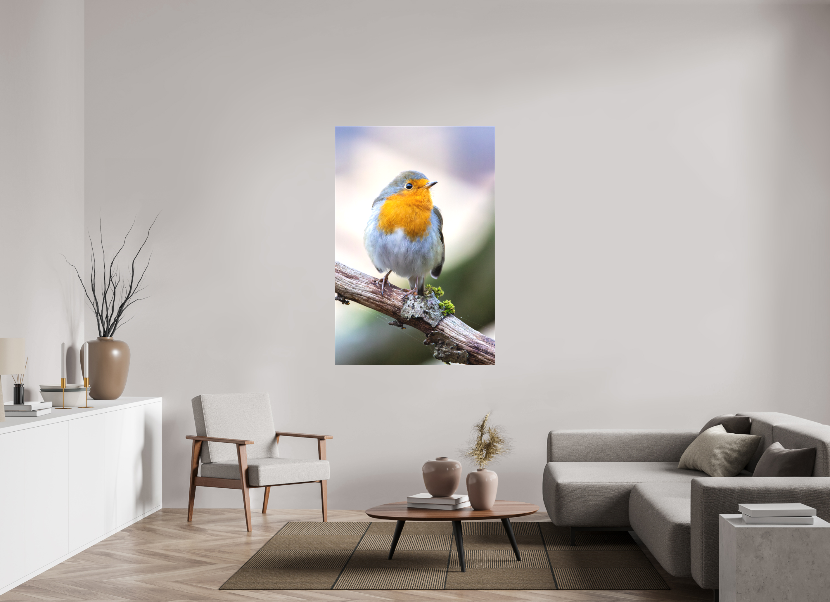 100 x 150 cm, Leinwand Perched in Light