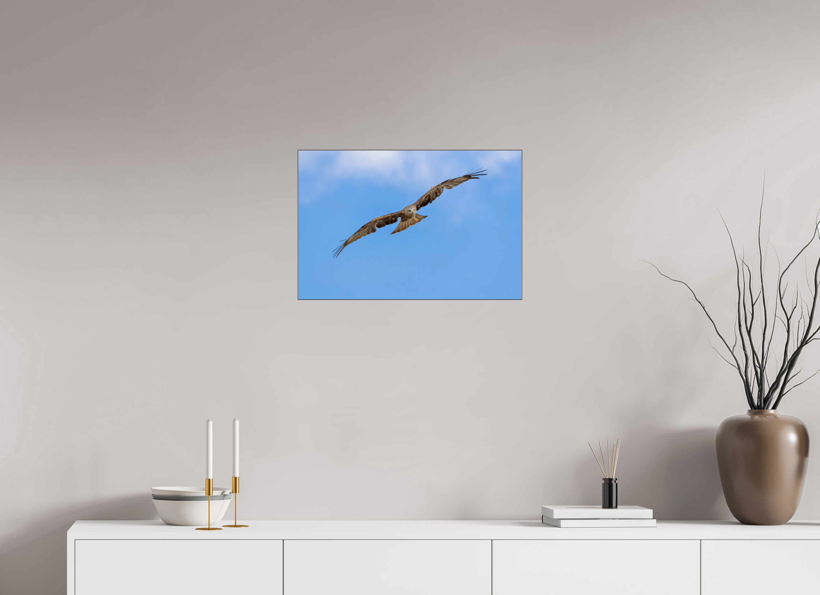 60 x 40 cm, Foto-Abzug hinter Acrylglas glänzend Hunter of the Breeze