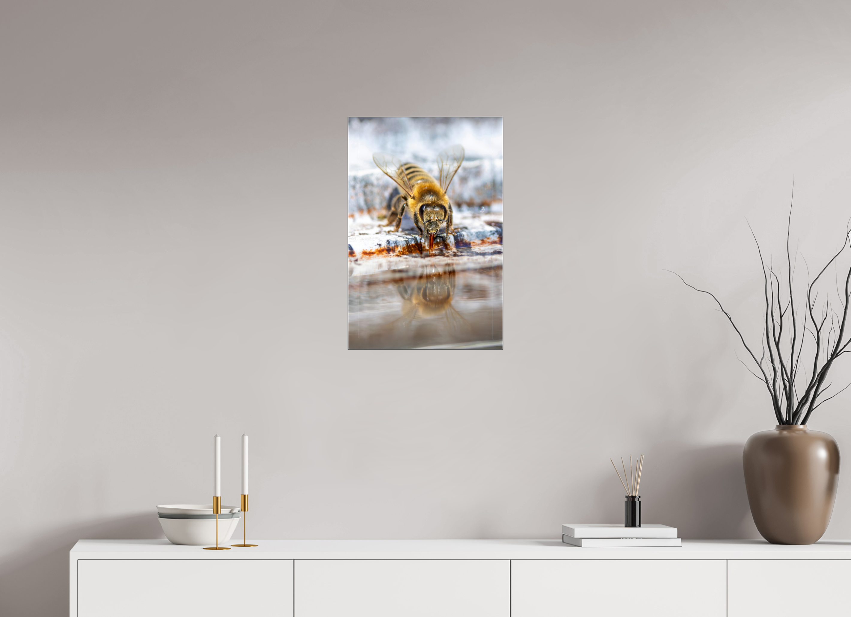 40 x 60 cm, Foto-Abzug hinter Acrylglas glänzend Tiny Mirror