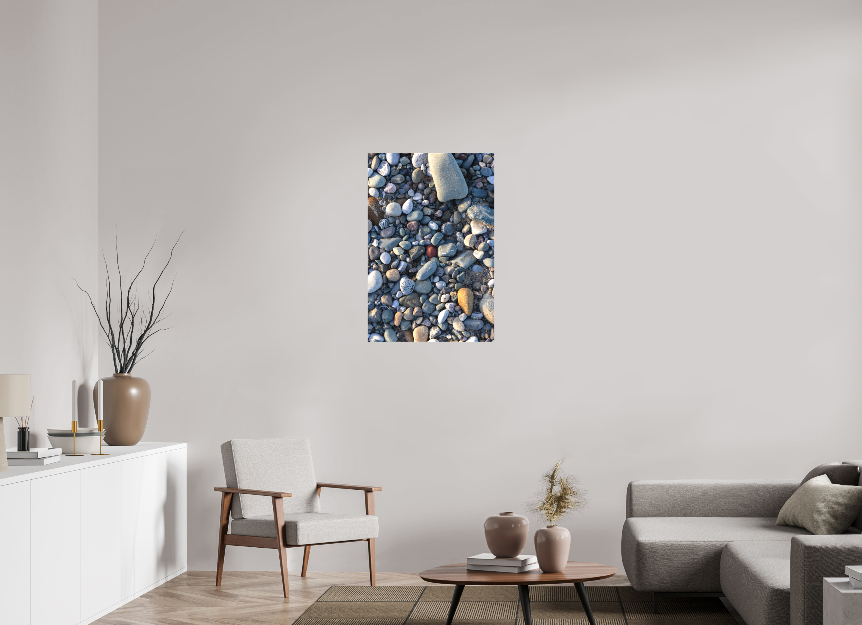 60 x 90 cm, Leinwand Shore of Stones