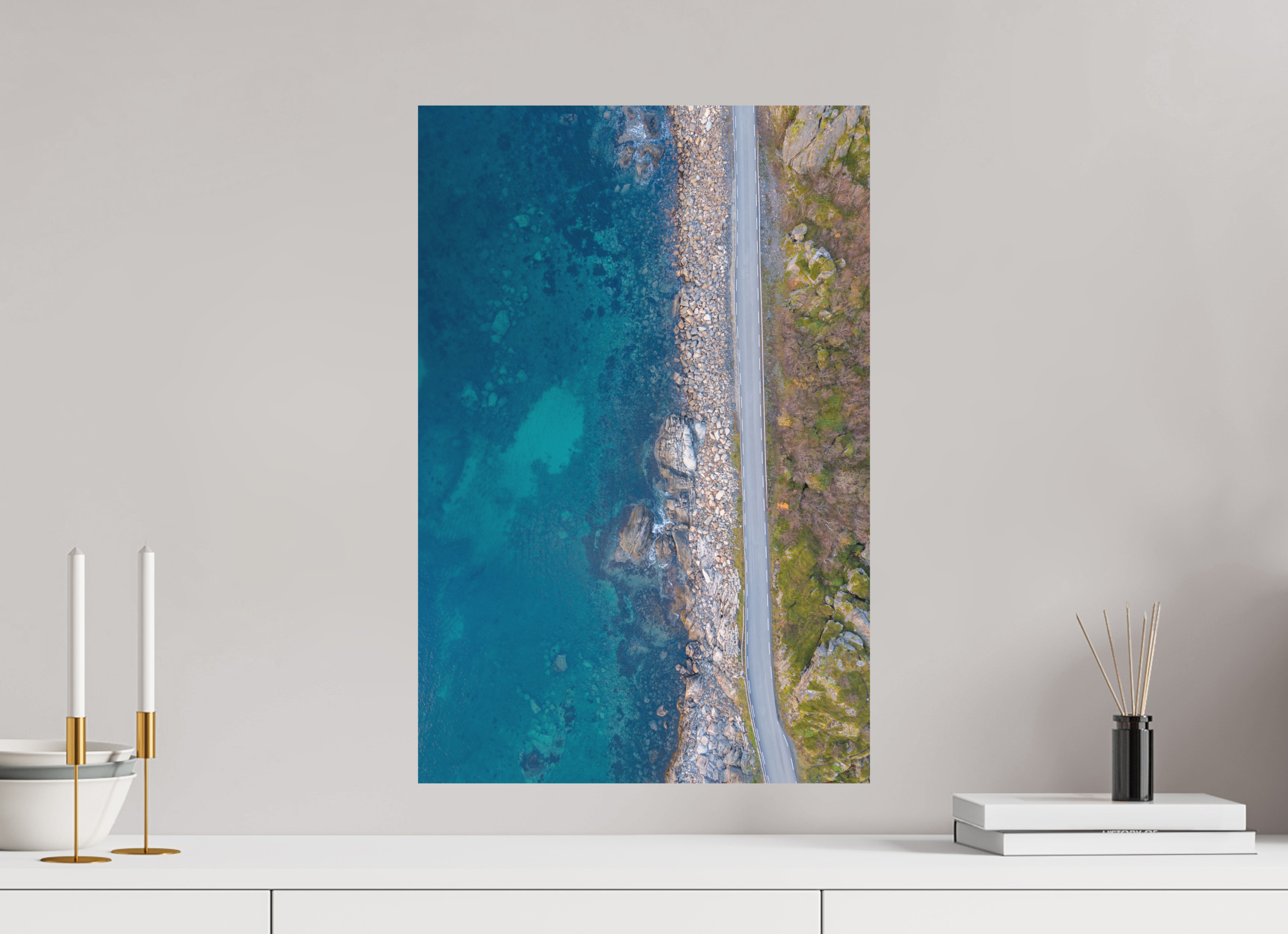 40 x 60 cm, Fine-Art Matt Turquoise Journey