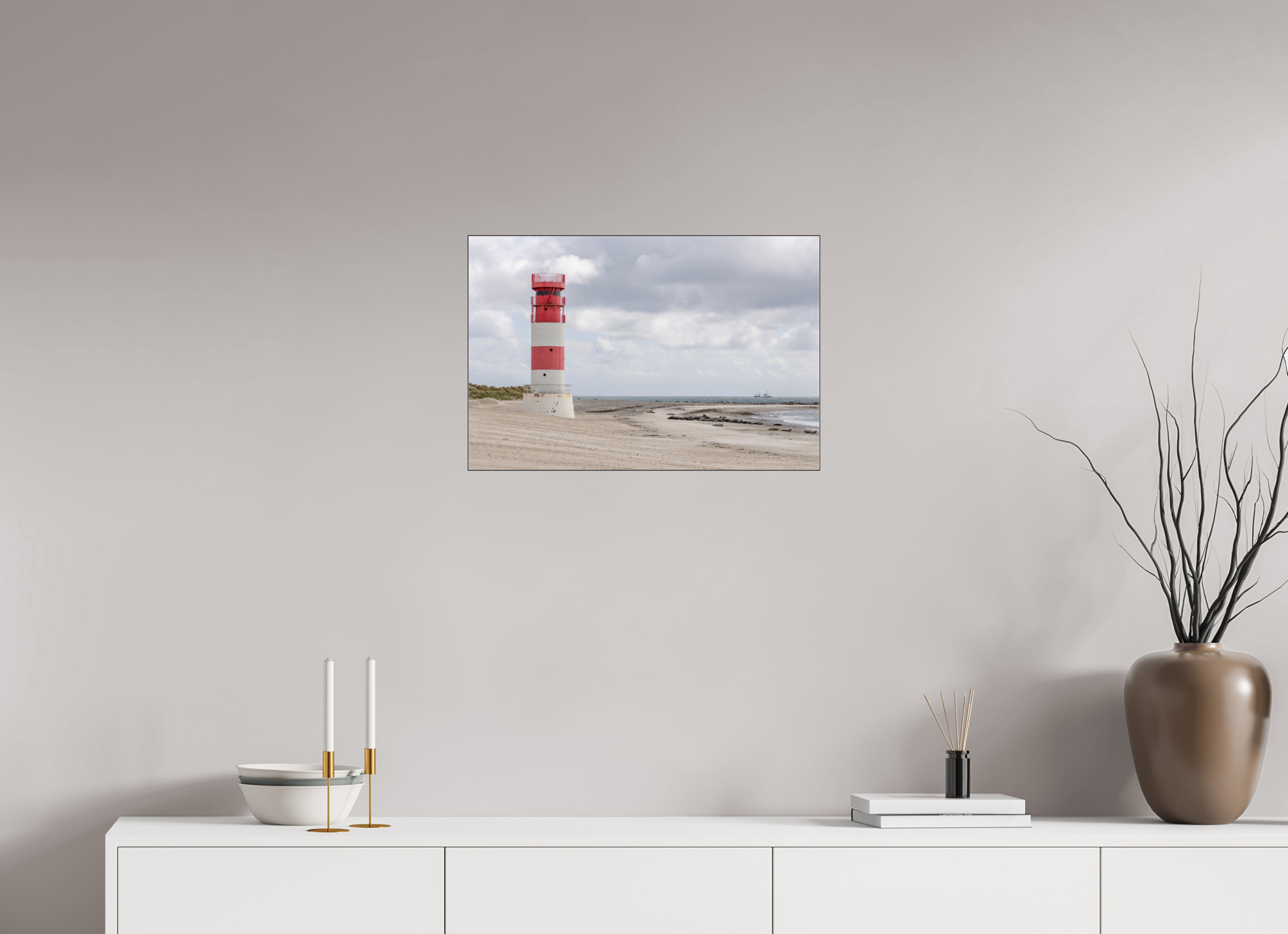 60 x 40 cm, Foto-Abzug hinter Acrylglas glänzend Coastal Sanctuary