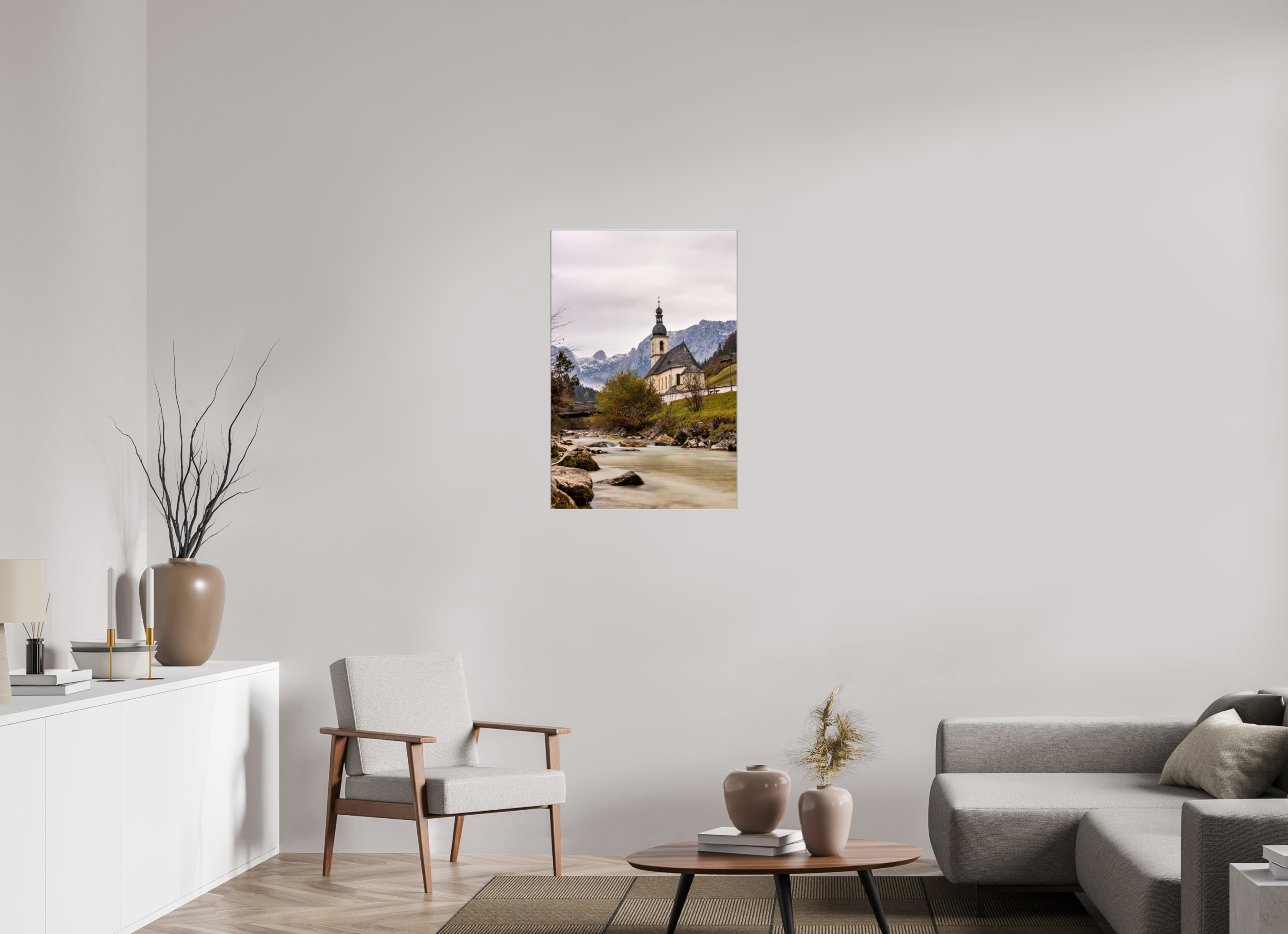 60 x 90 cm, Foto-Abzug hinter Acrylglas glänzend Sacred Stream