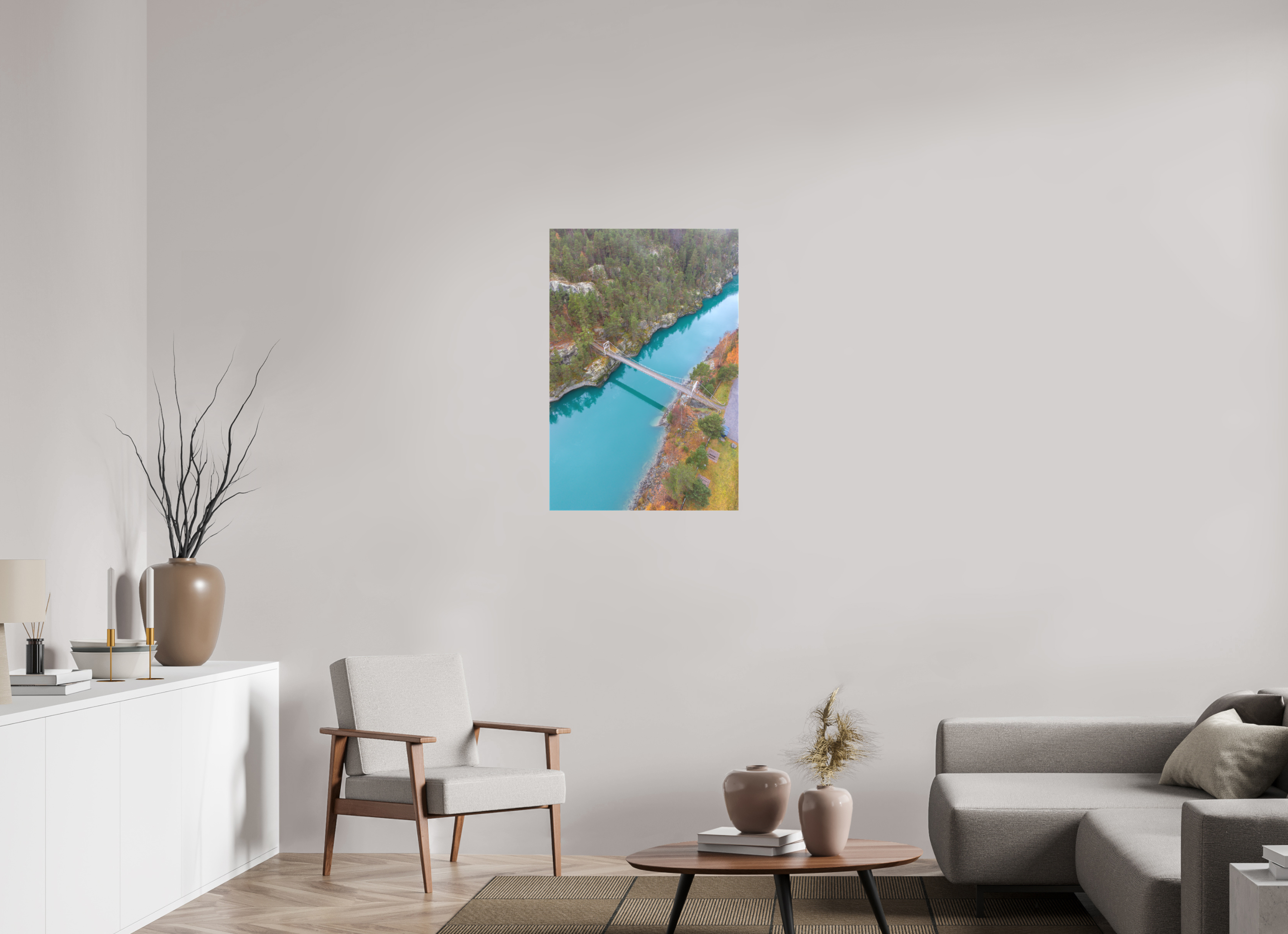 60 x 90 cm, Leinwand Suspended Harmony