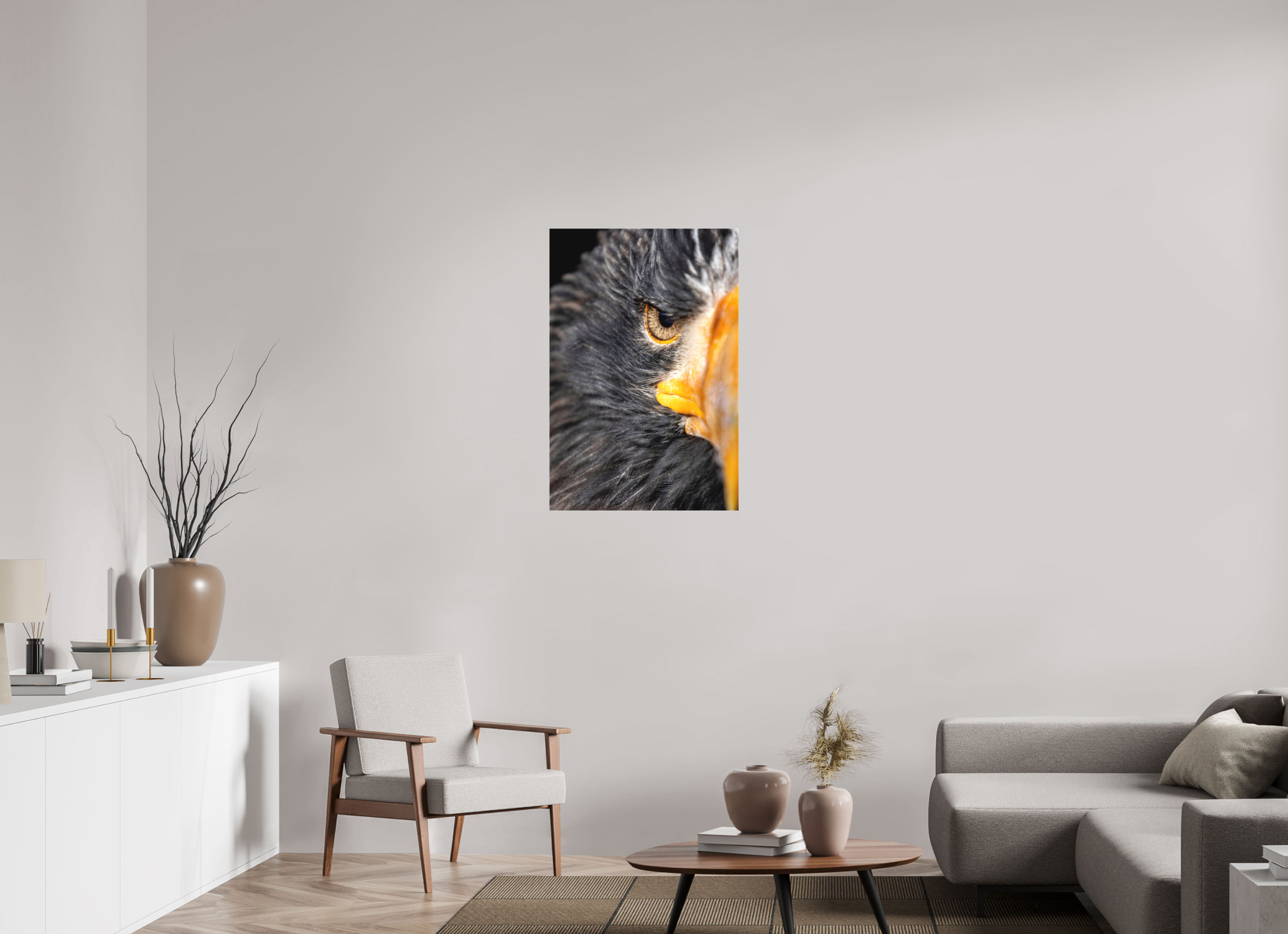 60 x 90 cm, Leinwand Piercing Gaze