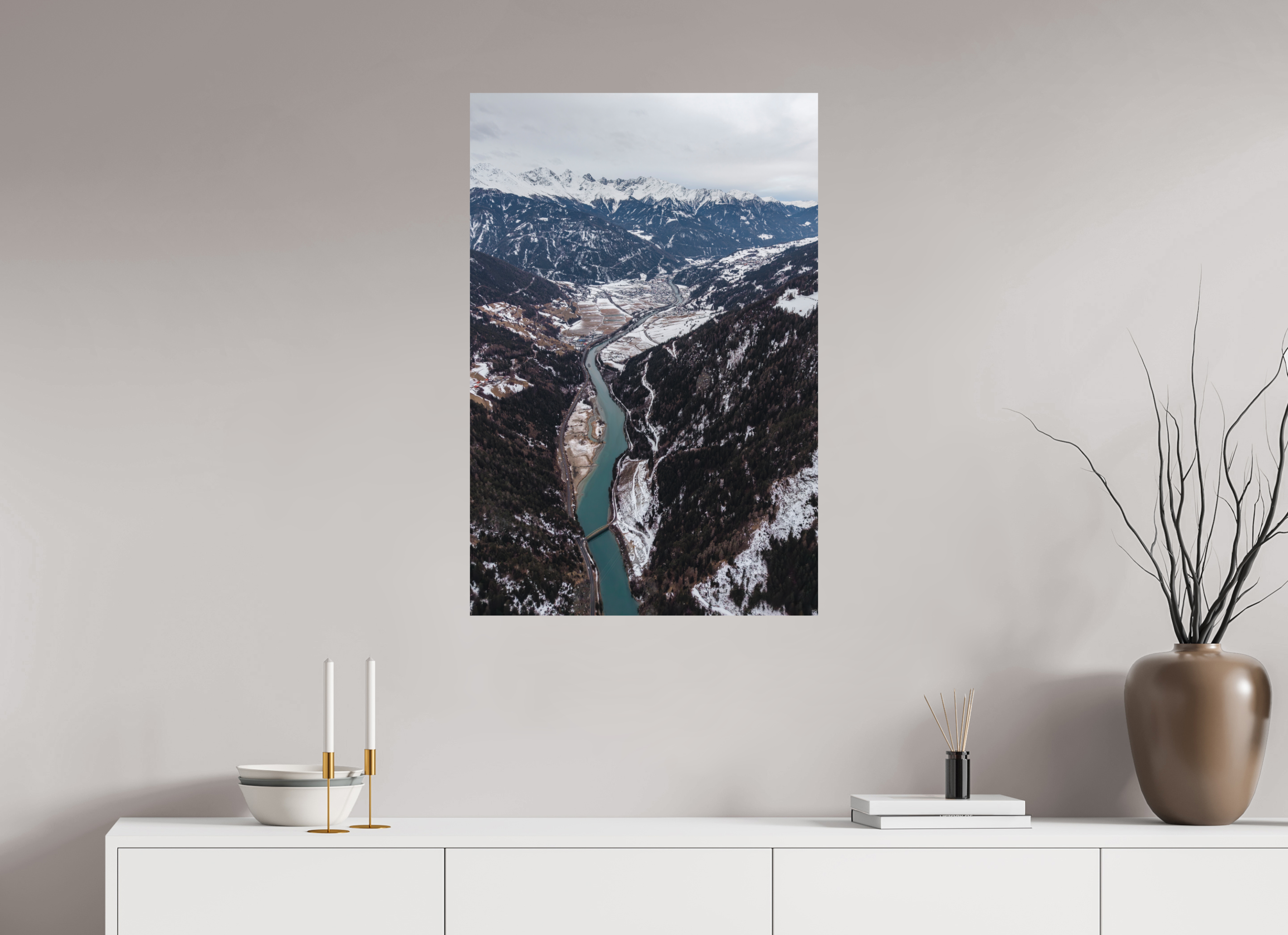 60 x 90 cm, Fine-Art Print Matt Valley of Silence
