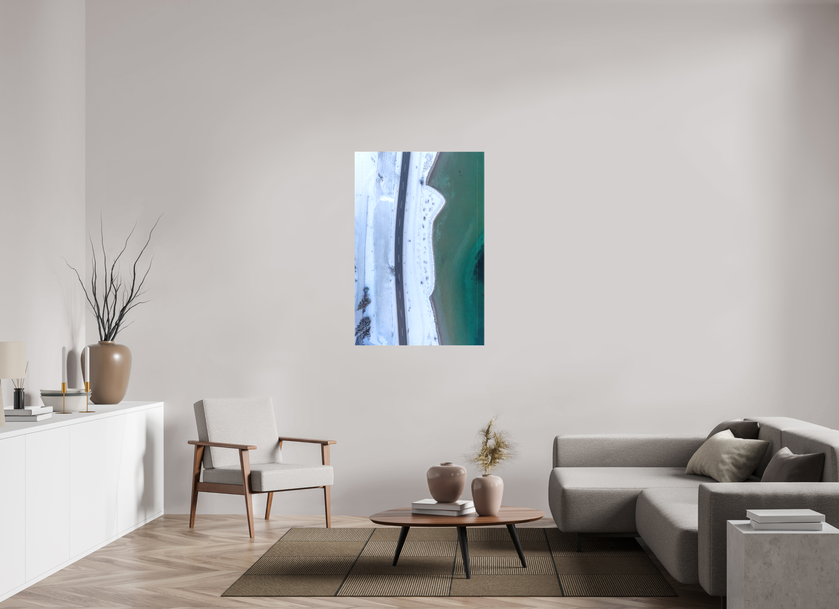 80 x 120 cm, Leinwand Silent Shoreline
