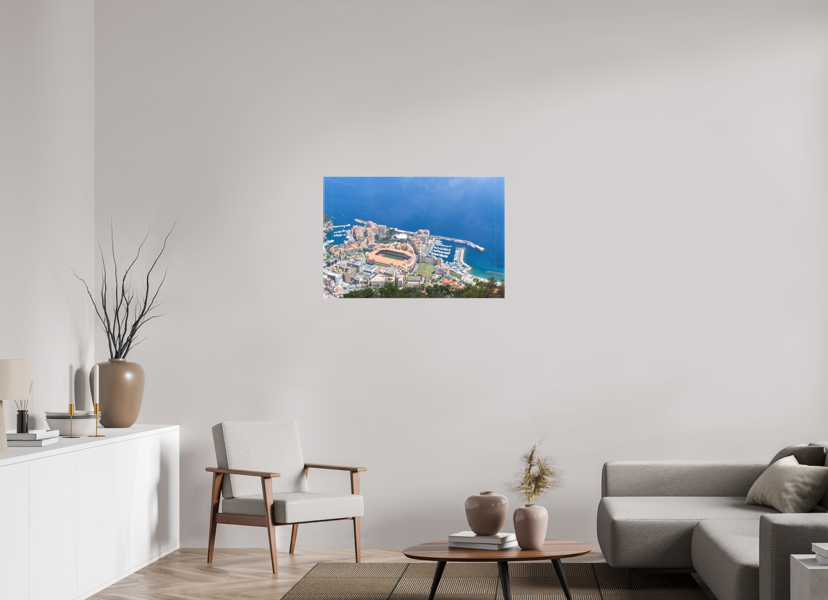 90 x 60 cm, Leinwand City by the Sea