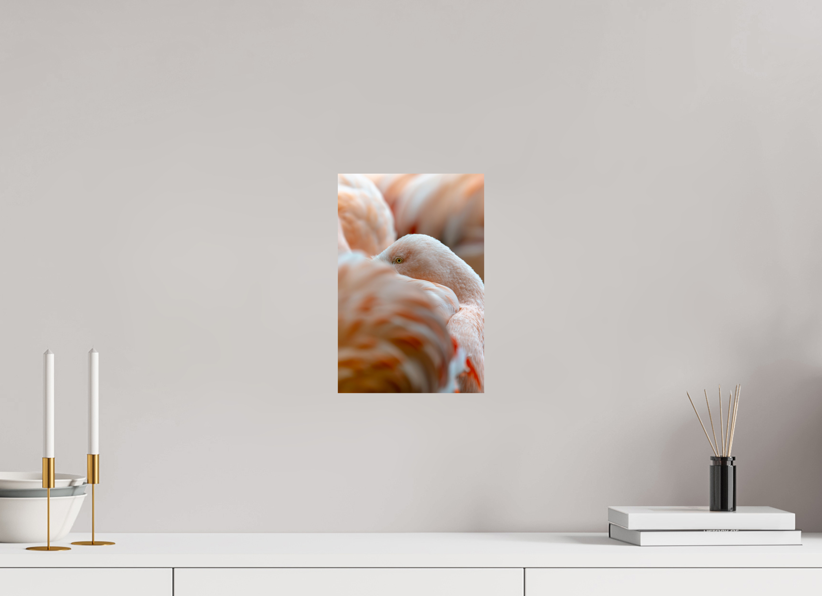 20 x 30 cm, Fine Art Print auf Alu-Dibond Among the Flock