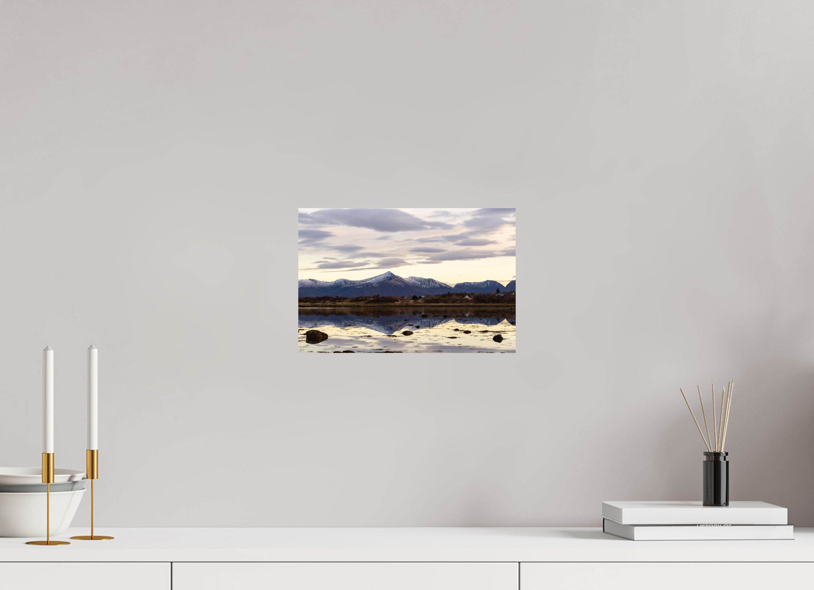 30 x 20 cm, Fine Art Print auf Alu-Dibond Calm Horizon