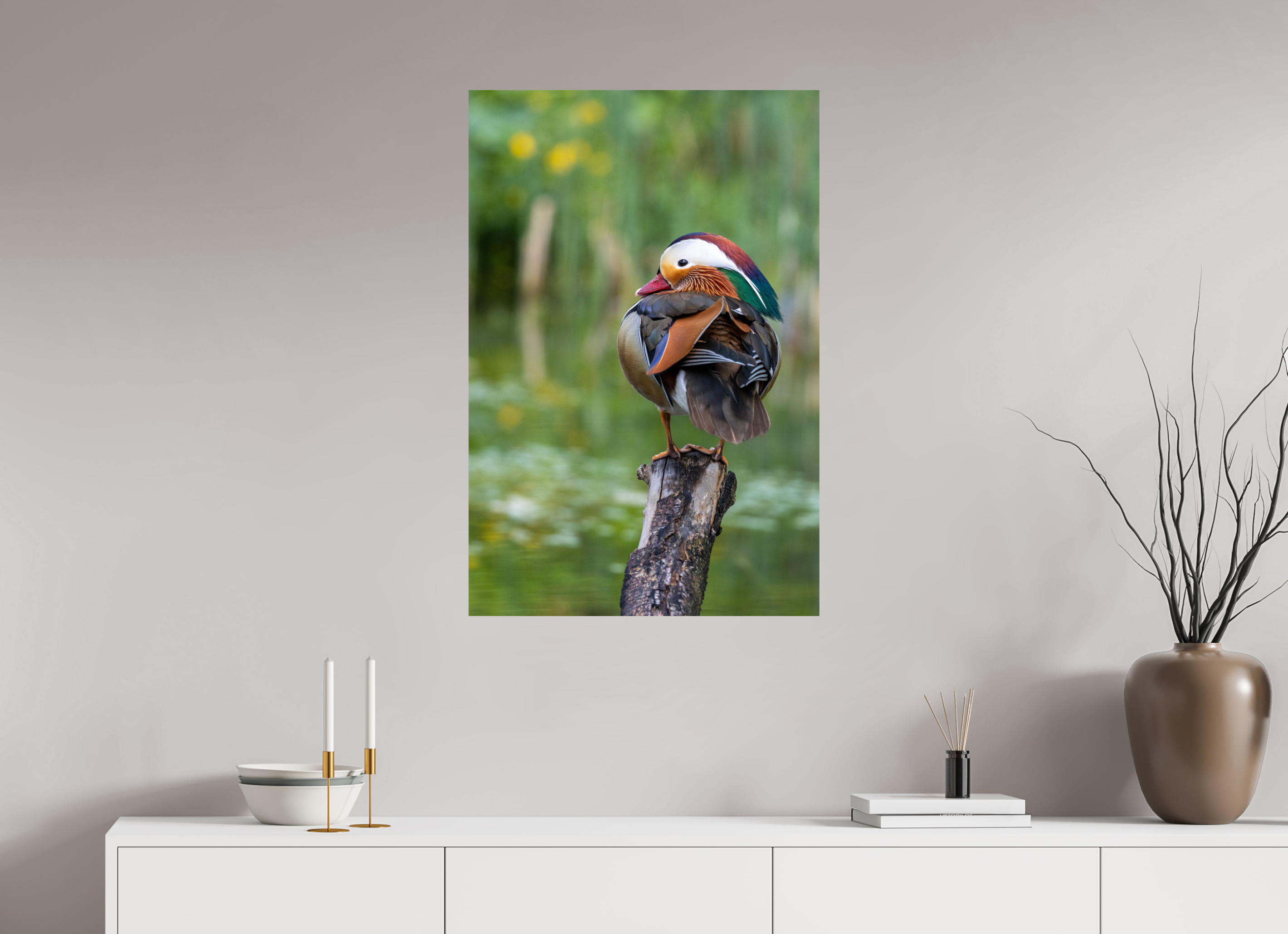 60 x 90 cm, Fine Art Print auf Alu-Dibond Perched Beauty
