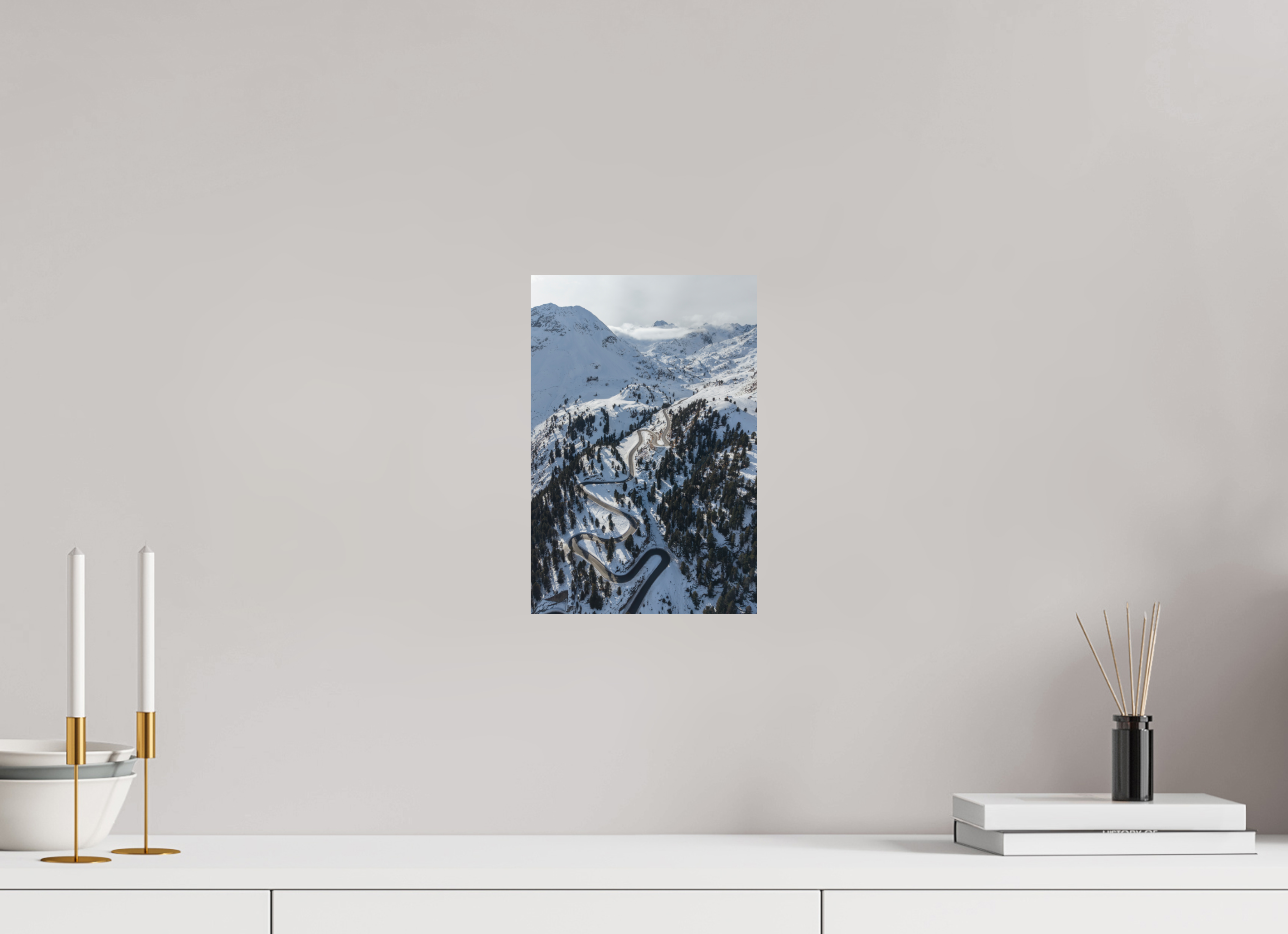 20 x 30 cm, Fine-Art Print Matt Road to the Summit