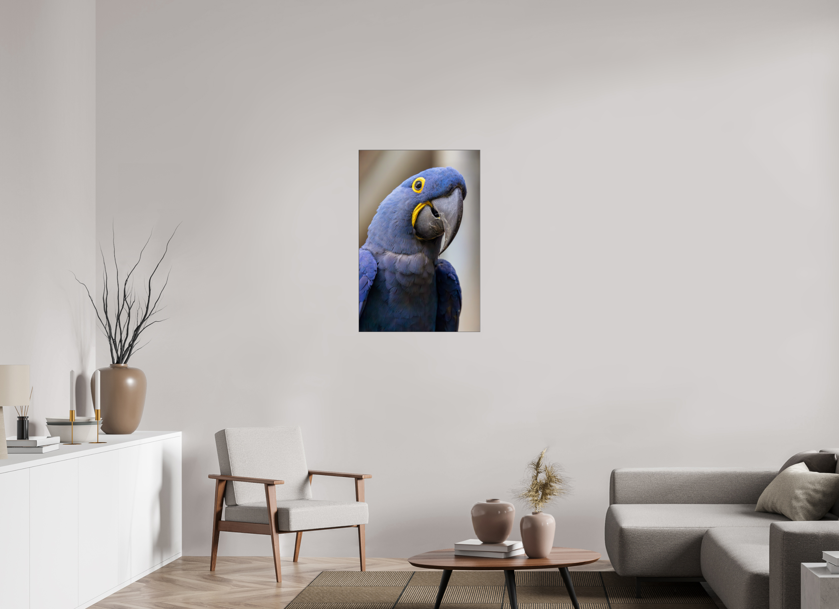60 x 90 cm, Foto-Abzug hinter Acrylglas glänzend Blue Glory
