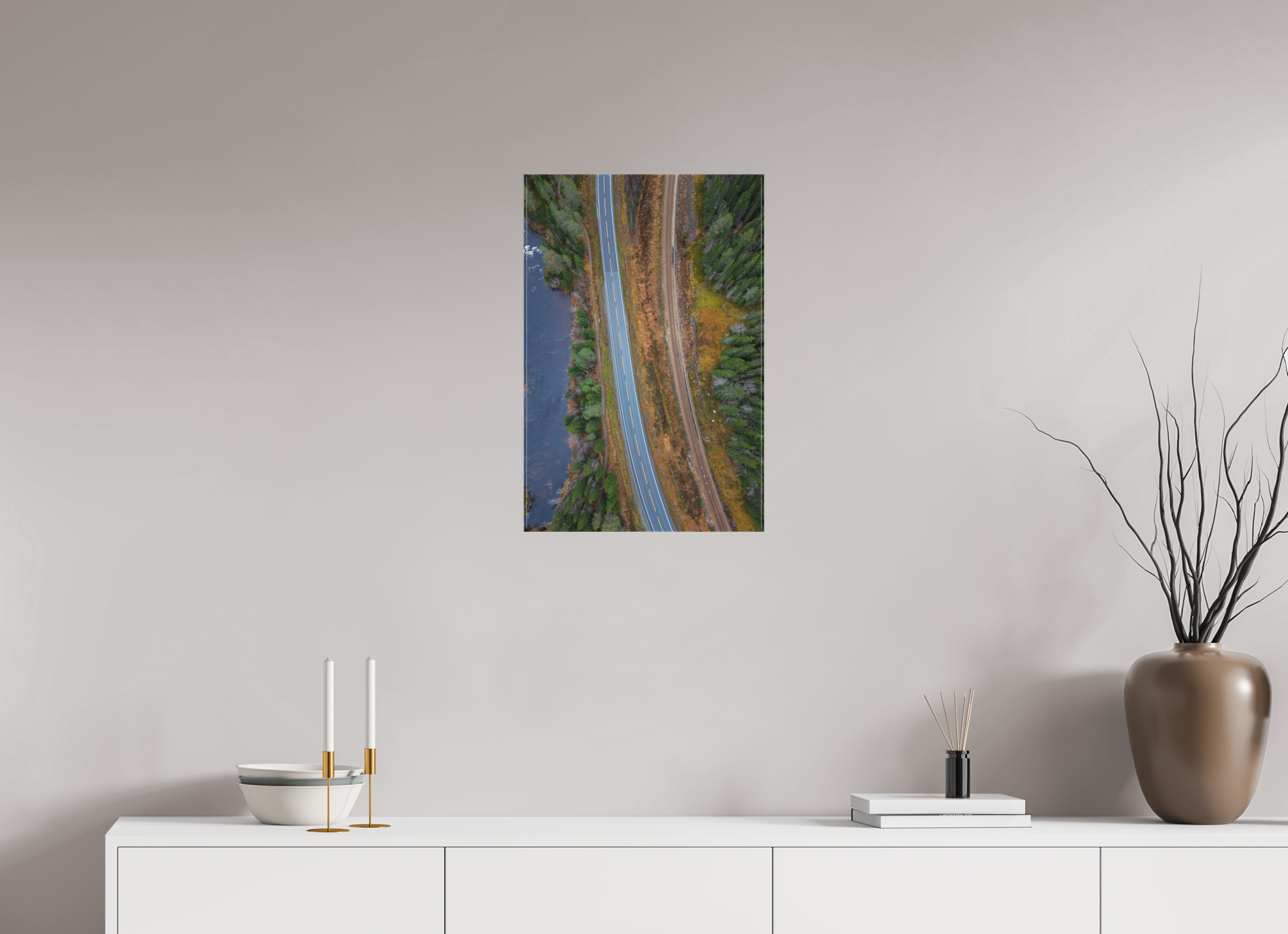 40 x 60 cm, Leinwand Leading Lines