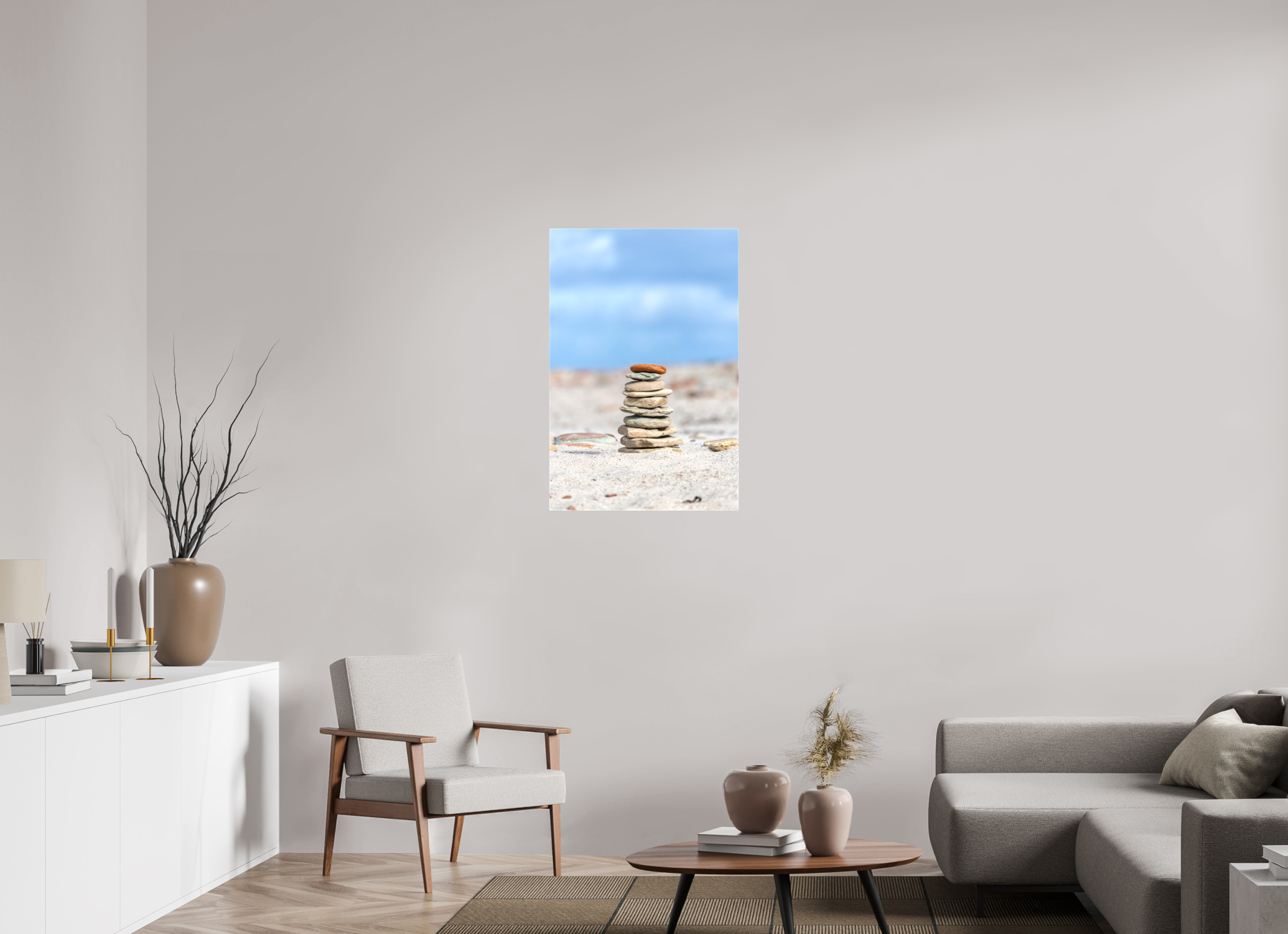 60 x 90 cm, Leinwand Stones of Serenity