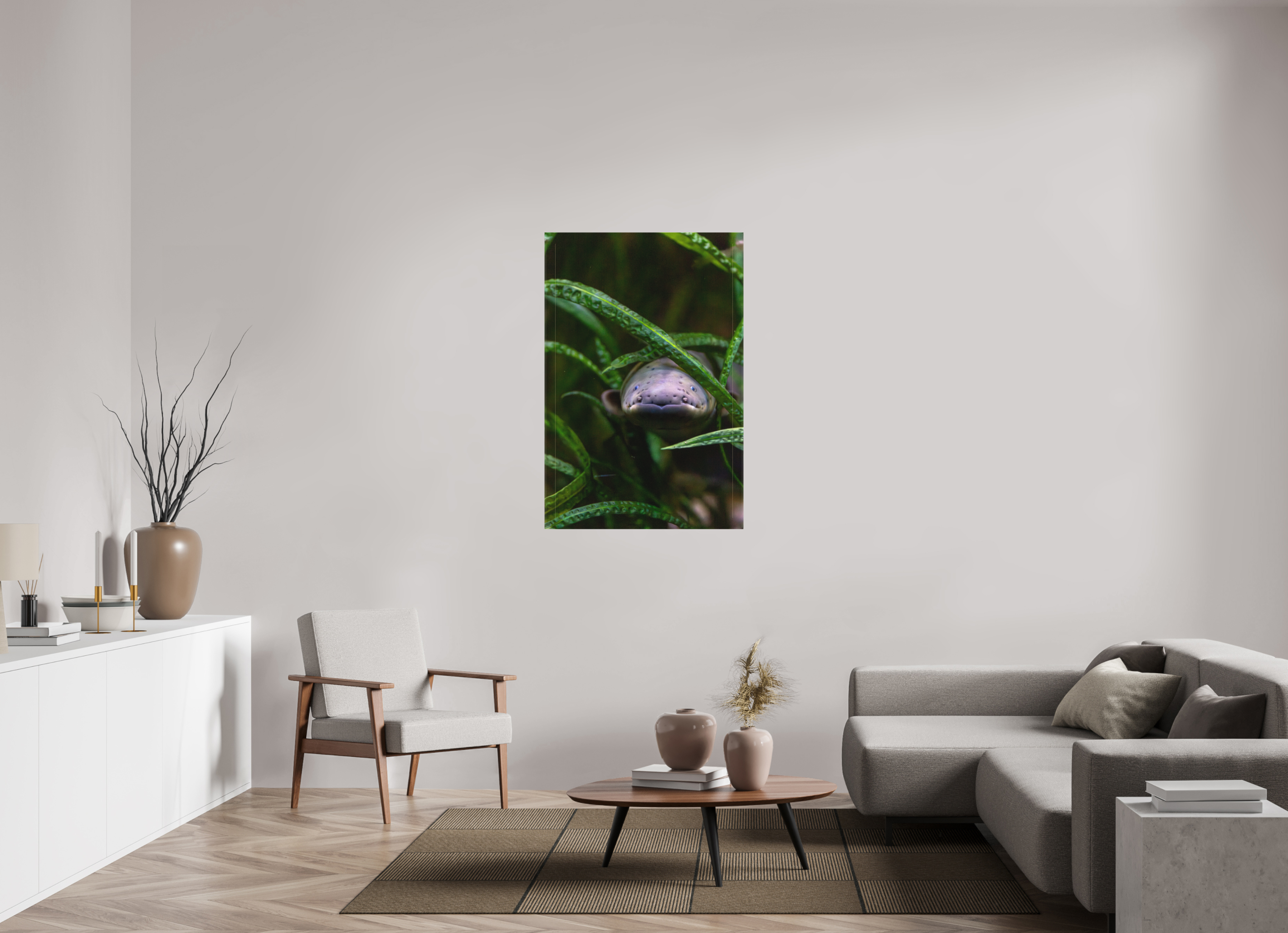 80 x 120 cm, Leinwand Electric Peek